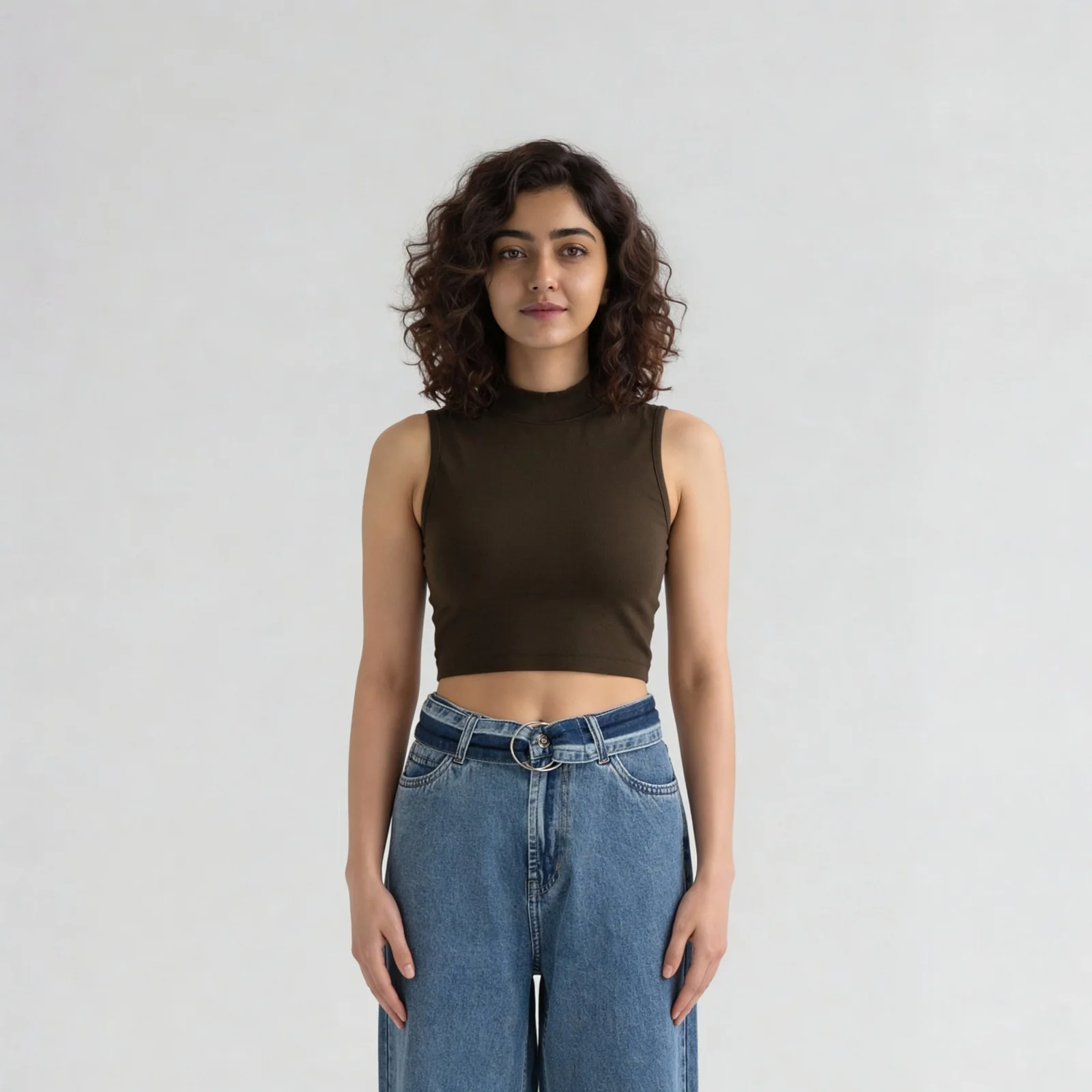 Betty Mock Neck Tank Top - Image 17