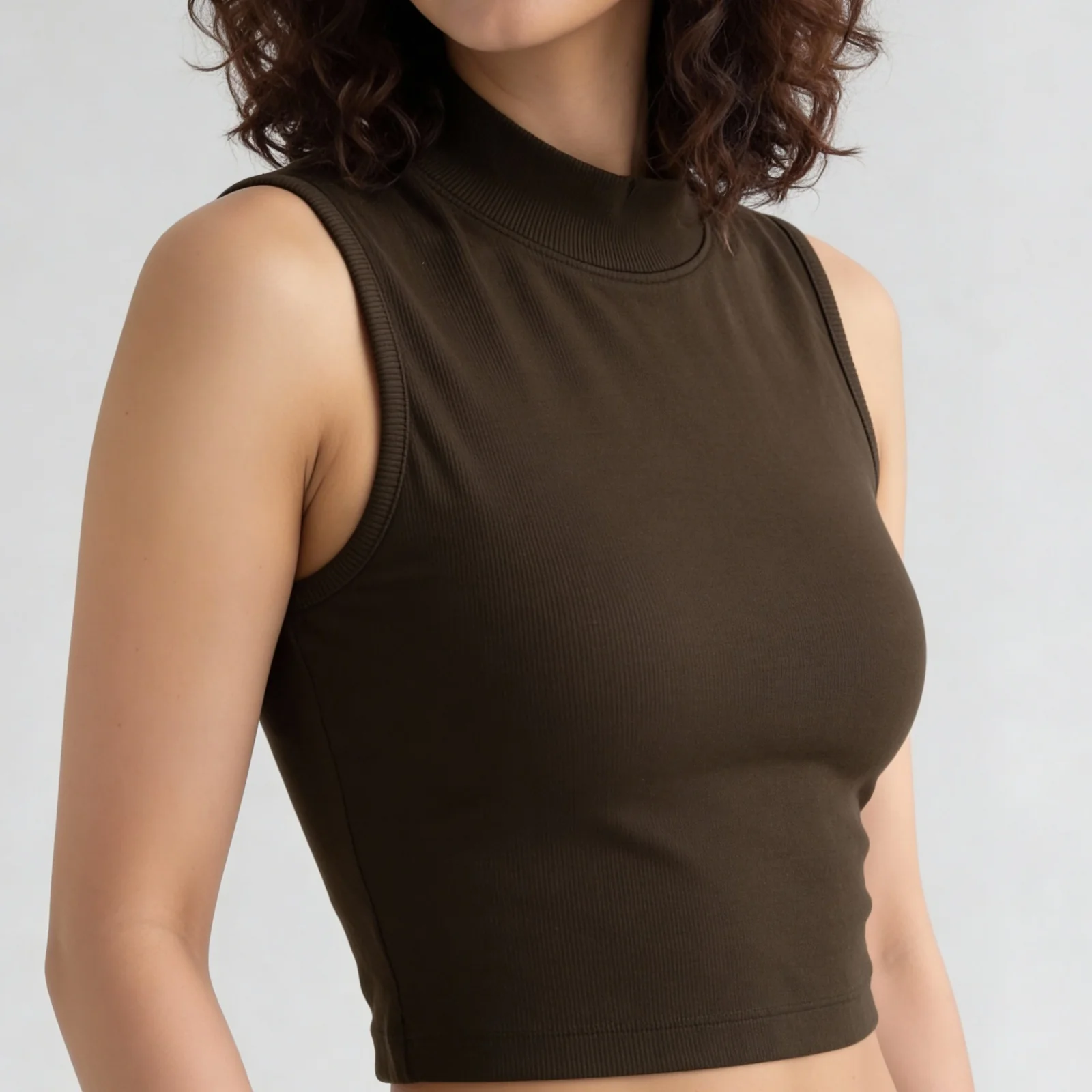 Betty Mock Neck Tank Top - Image 19