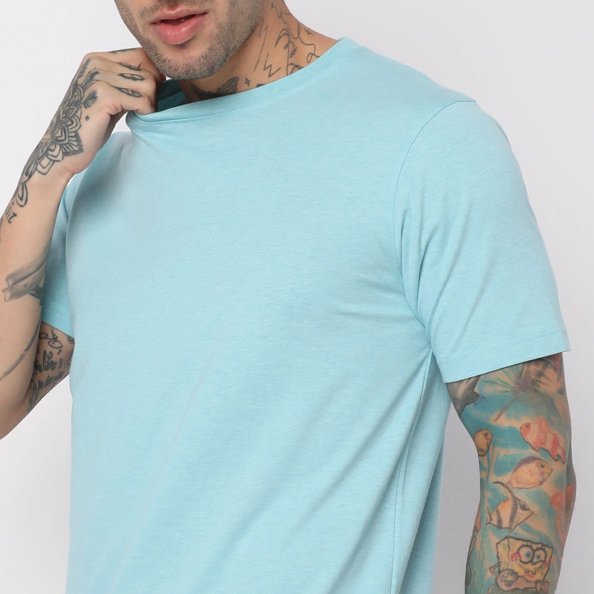 Double Dyed Crew™ Tees - Regular Fit - Must Have Essential Super Soft Handfeel & Quick Dry - Image 4