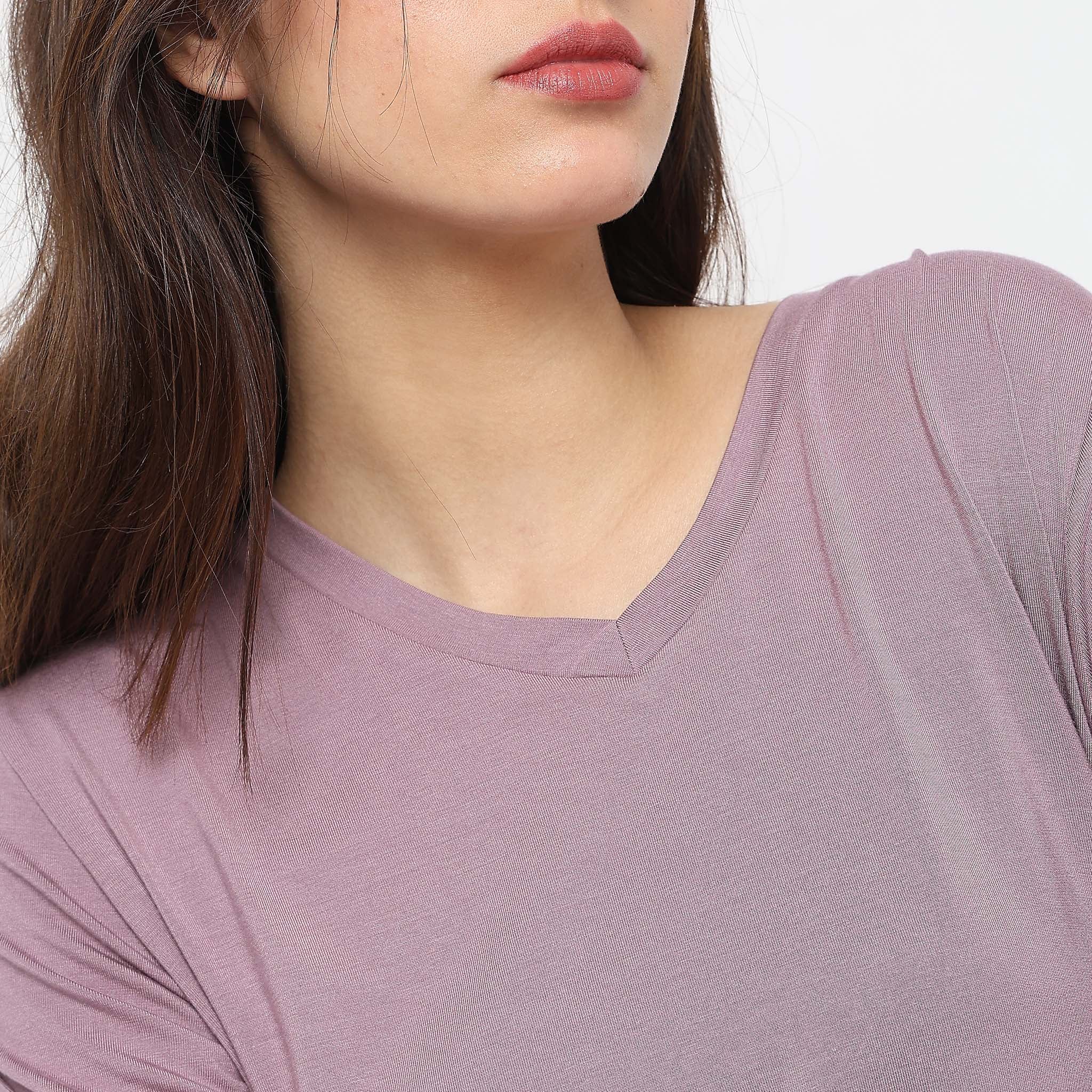 Knitted Solid Lounge Top - Image 4