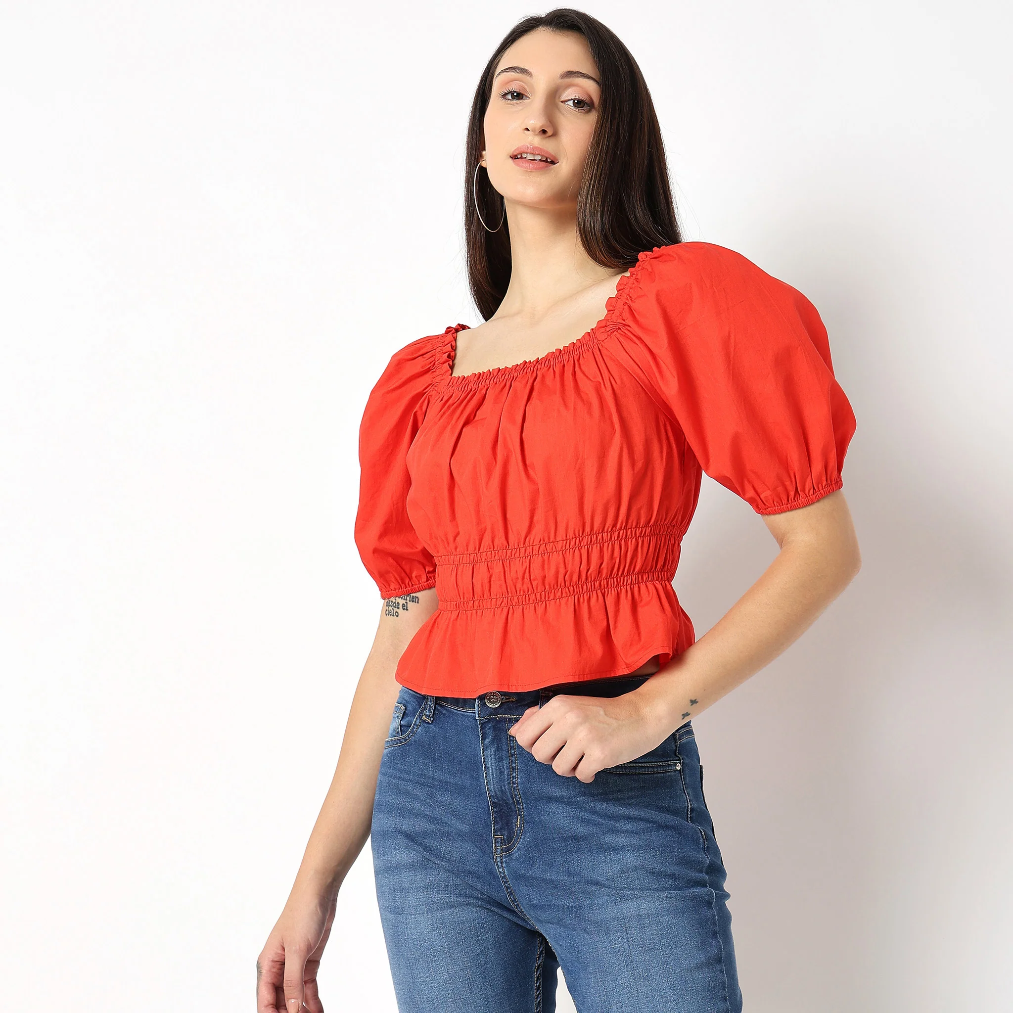 Regular Fit Solid Top - Image 2