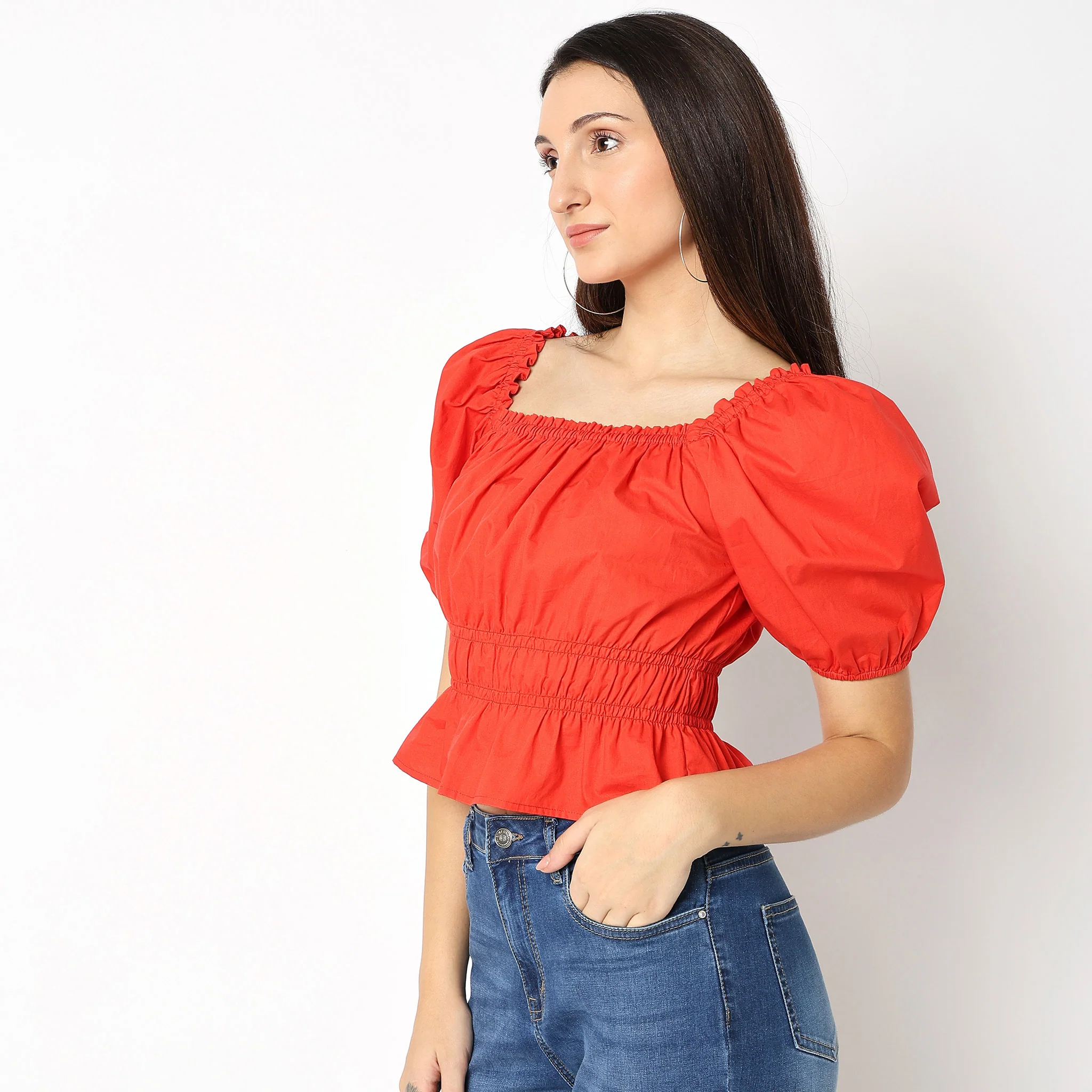 Regular Fit Solid Top - Image 4