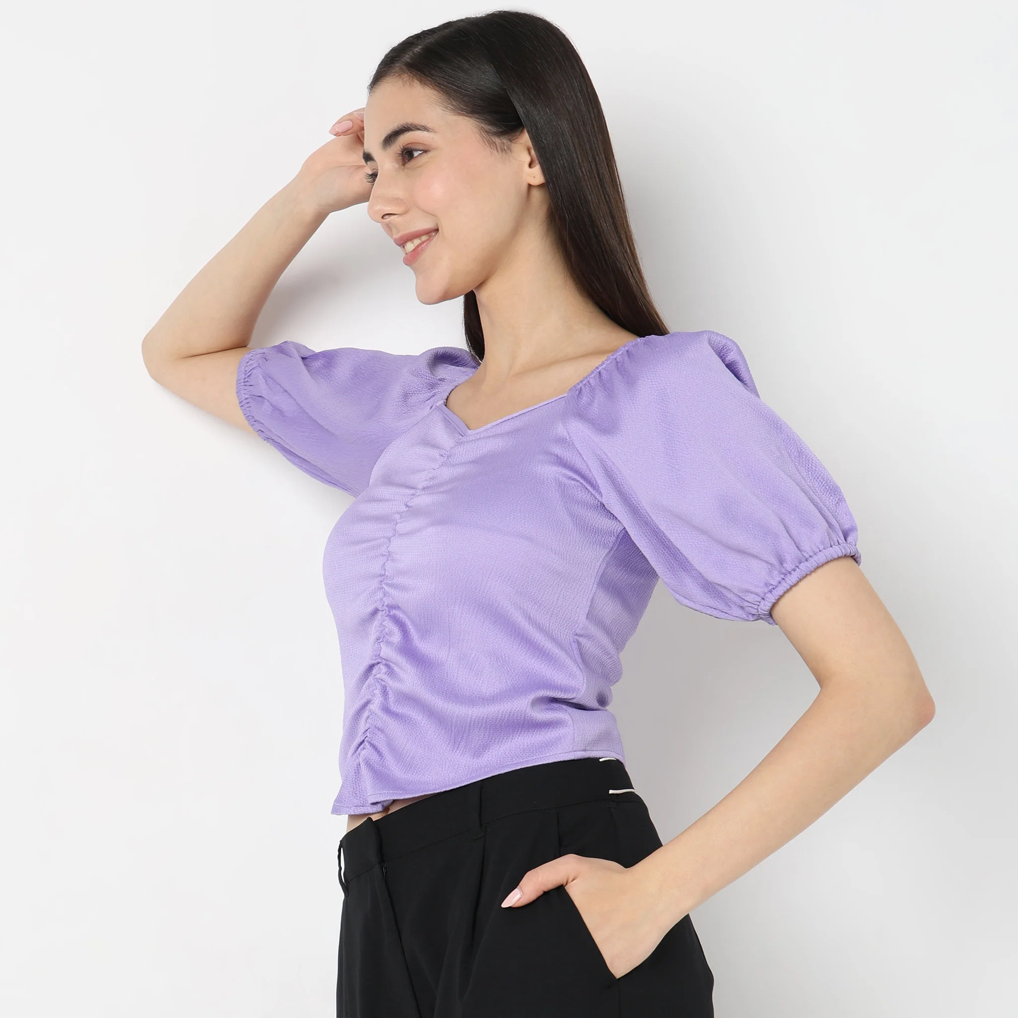 Regular Fit Solid Top - Image 10