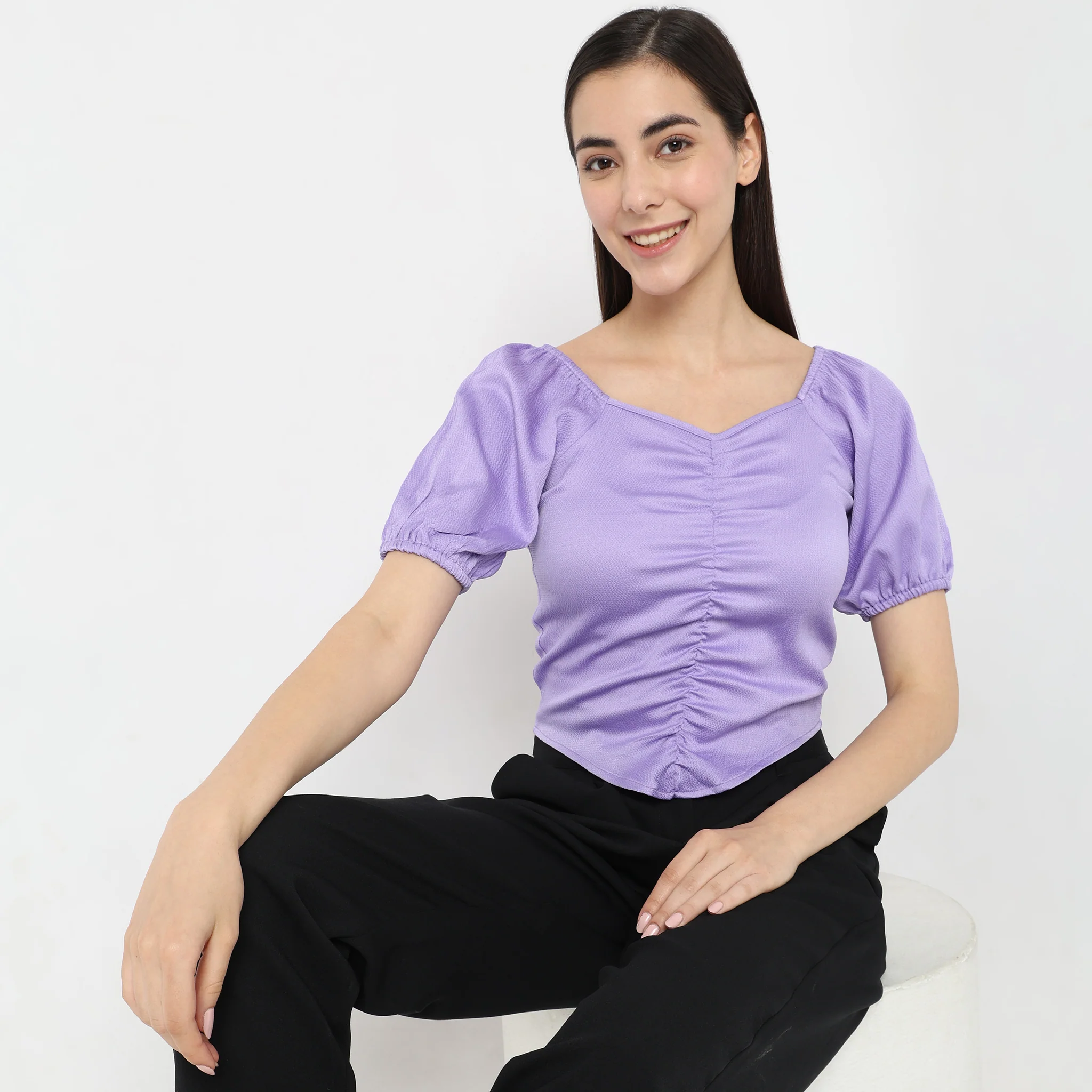 Regular Fit Solid Top - Image 7