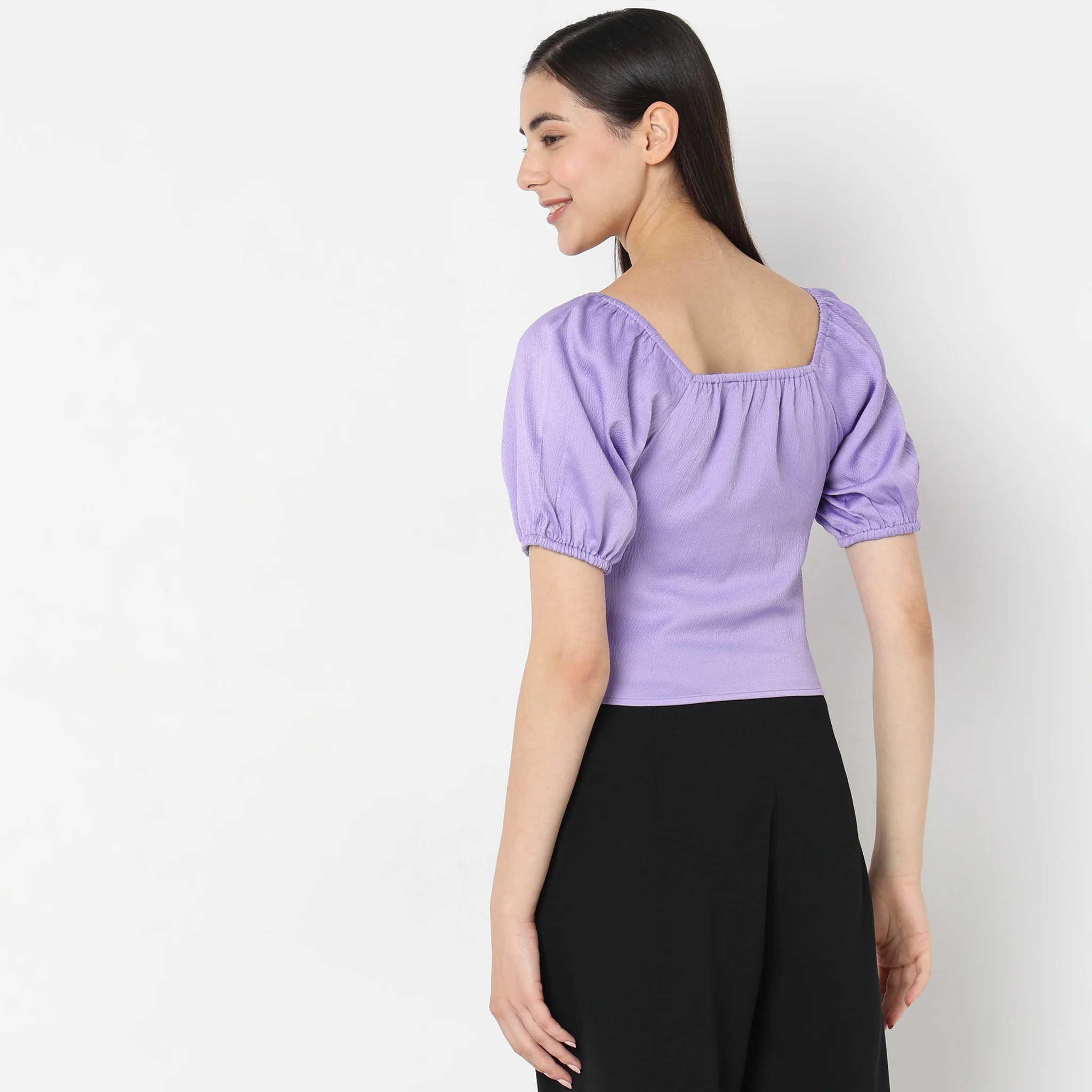 Regular Fit Solid Top - Image 8