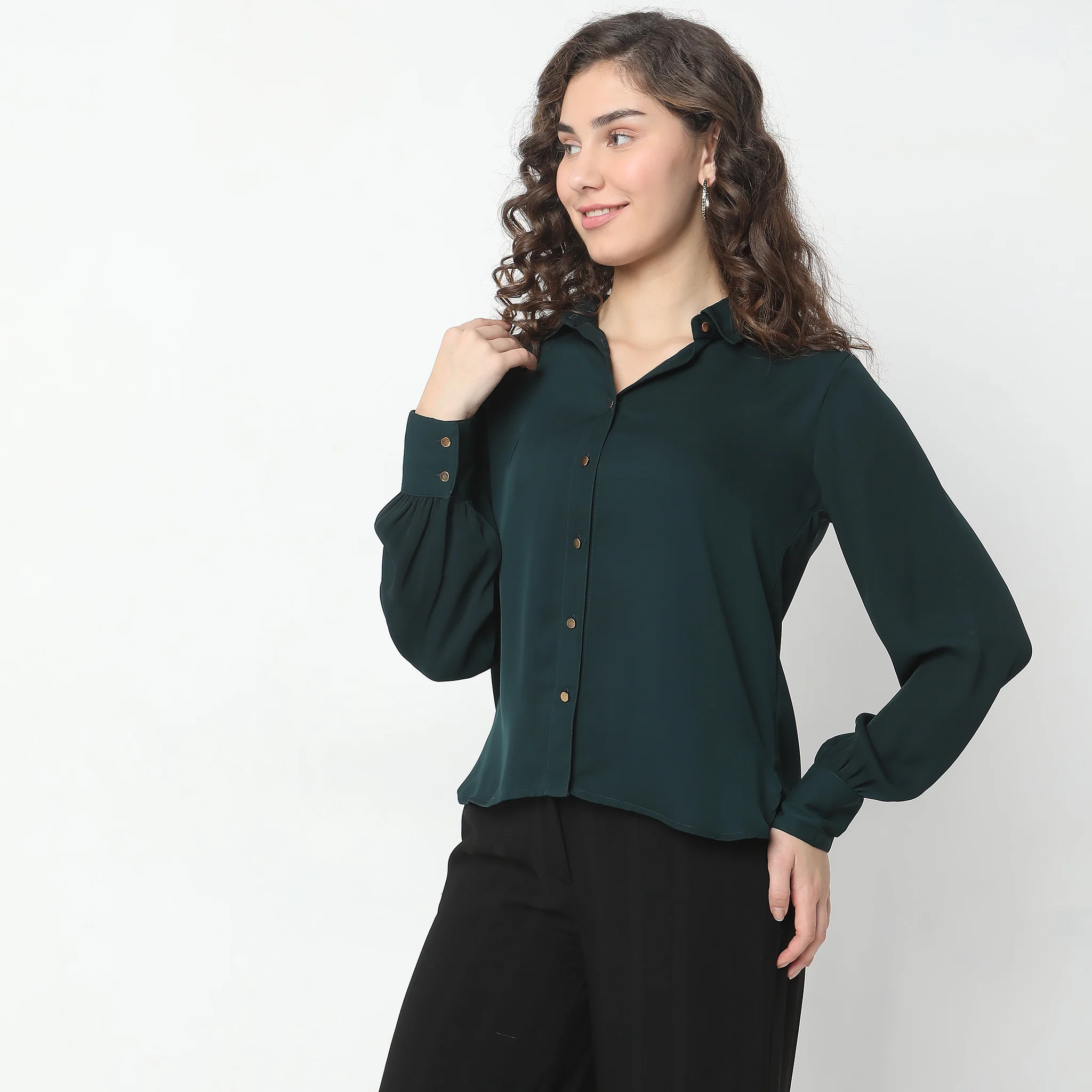 Regular Fit Solid Top - Image 10