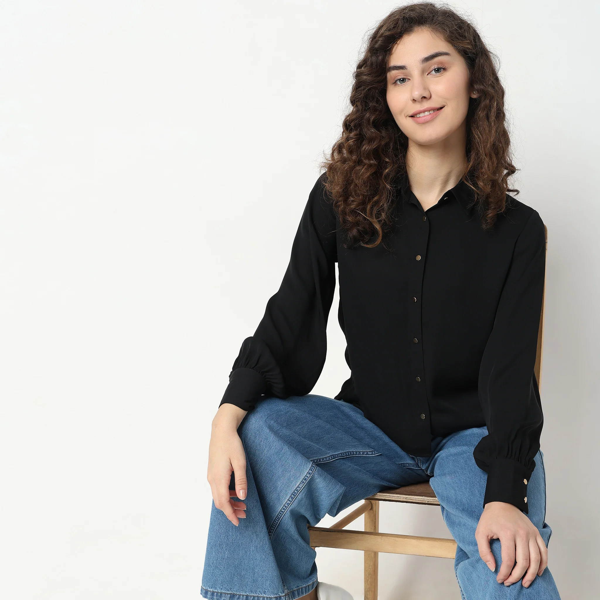 Regular Fit Solid Top - Image 2