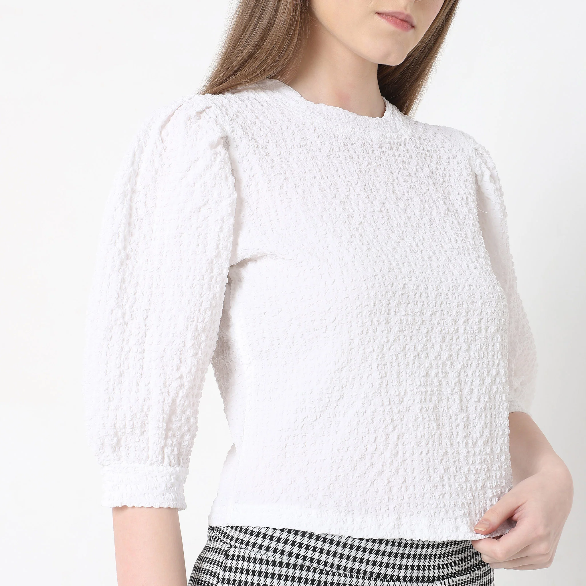 Regular Fit Solid Top - Image 4