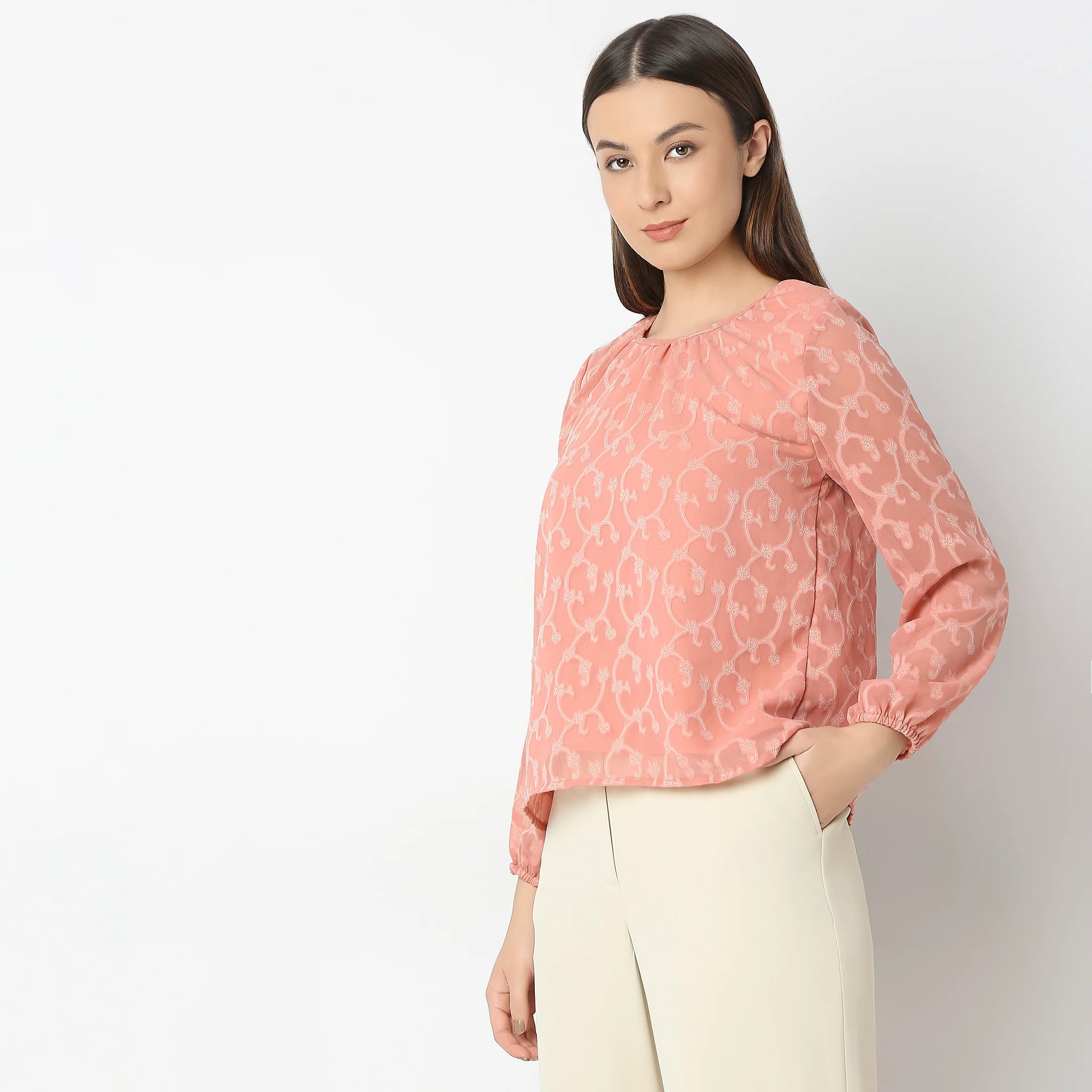 Regular Fit Solid Top - Image 5