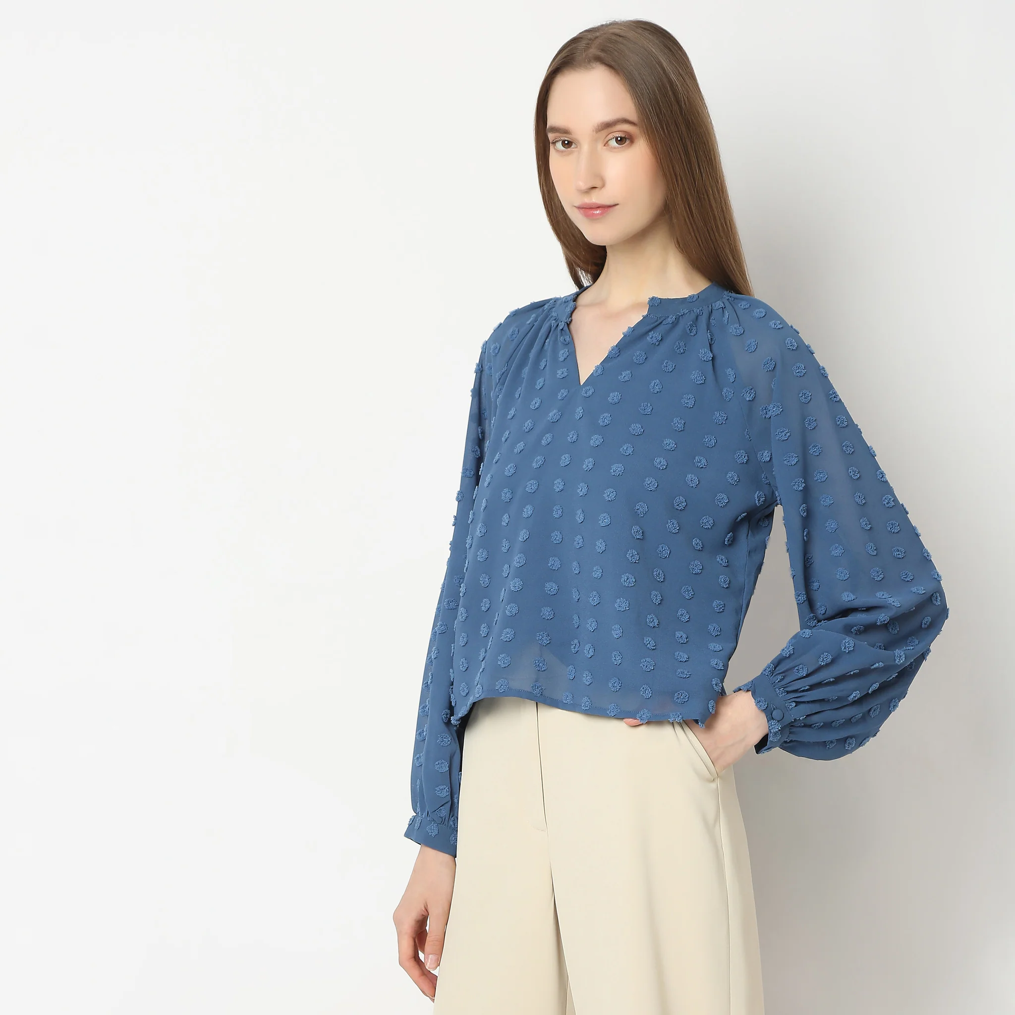 Regular Fit Solid Top - Image 5