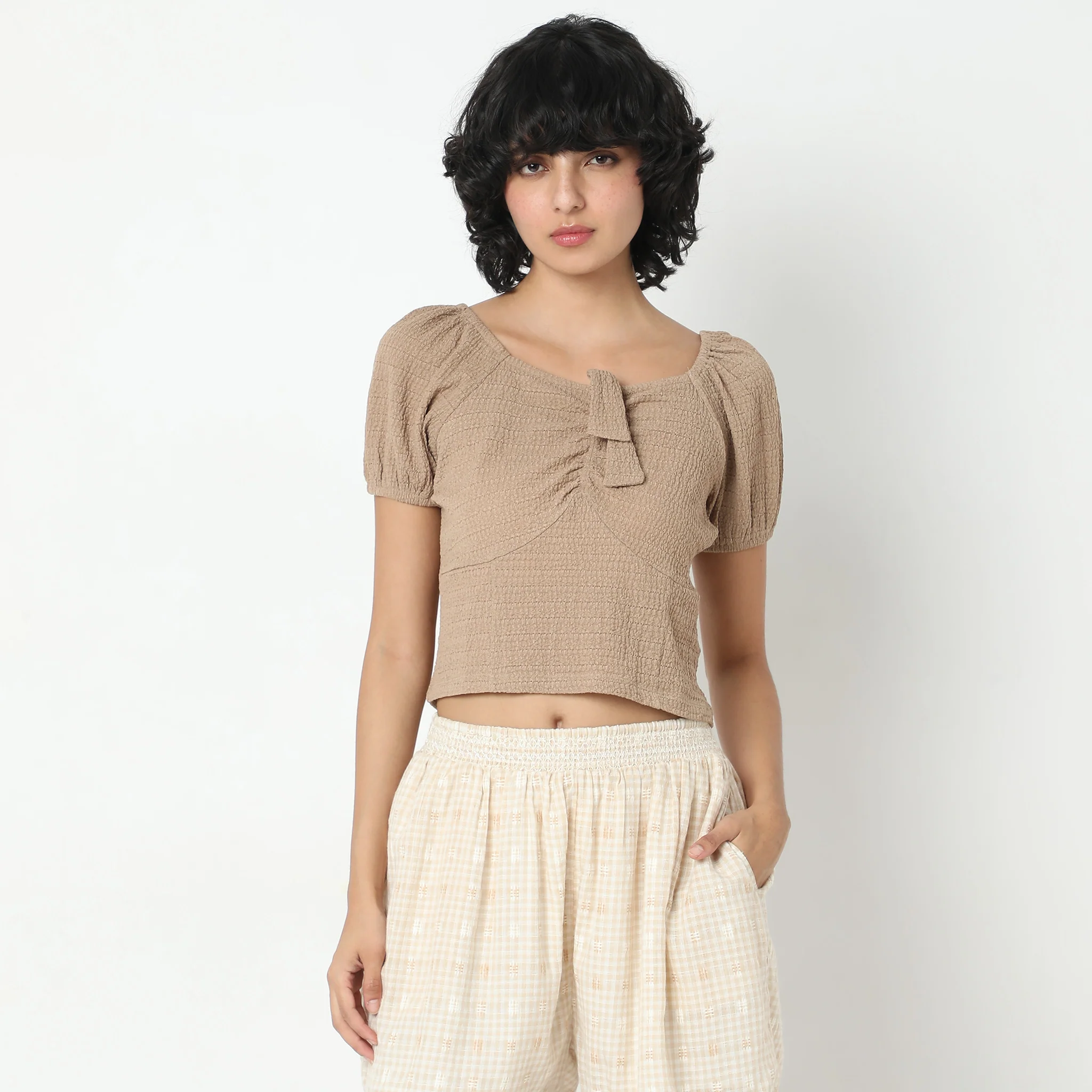 Regular Fit Solid Top - Image 2