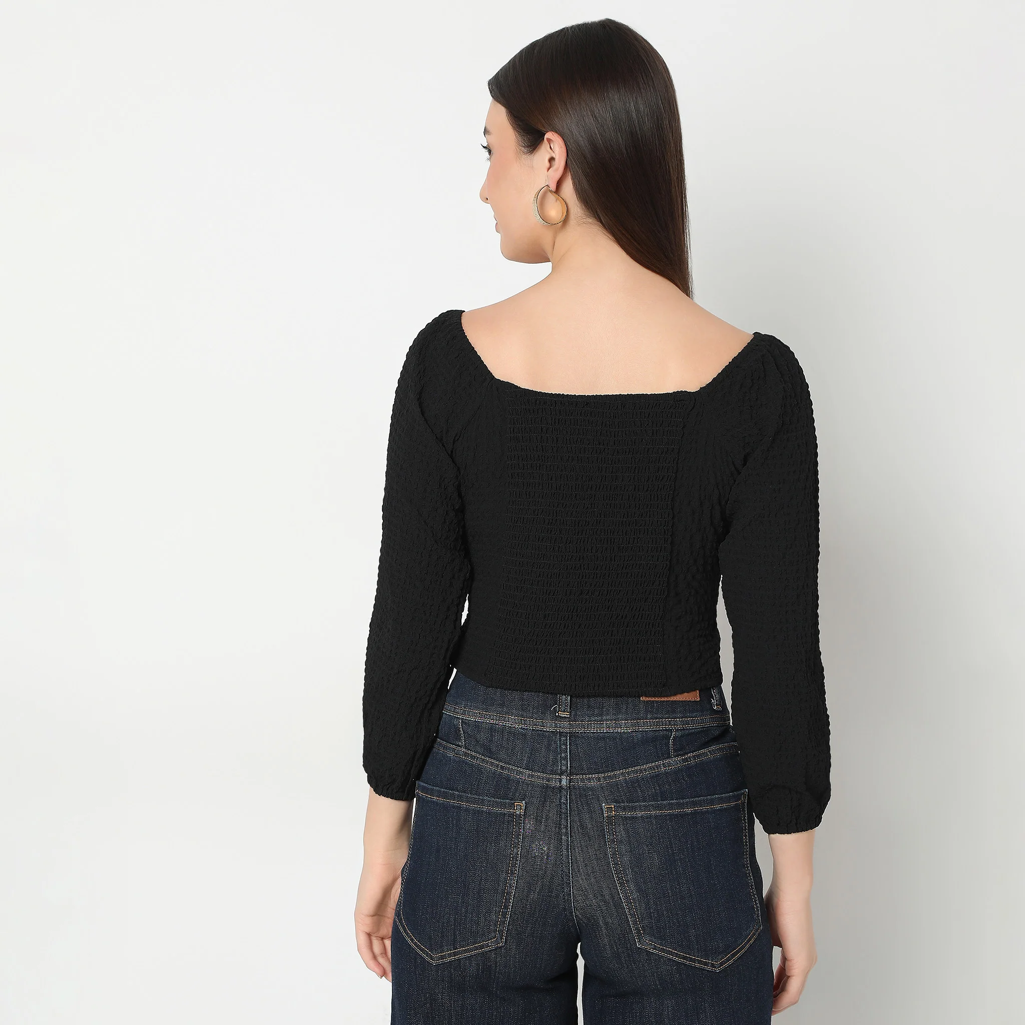 Regular Fit Solid Top - Image 3