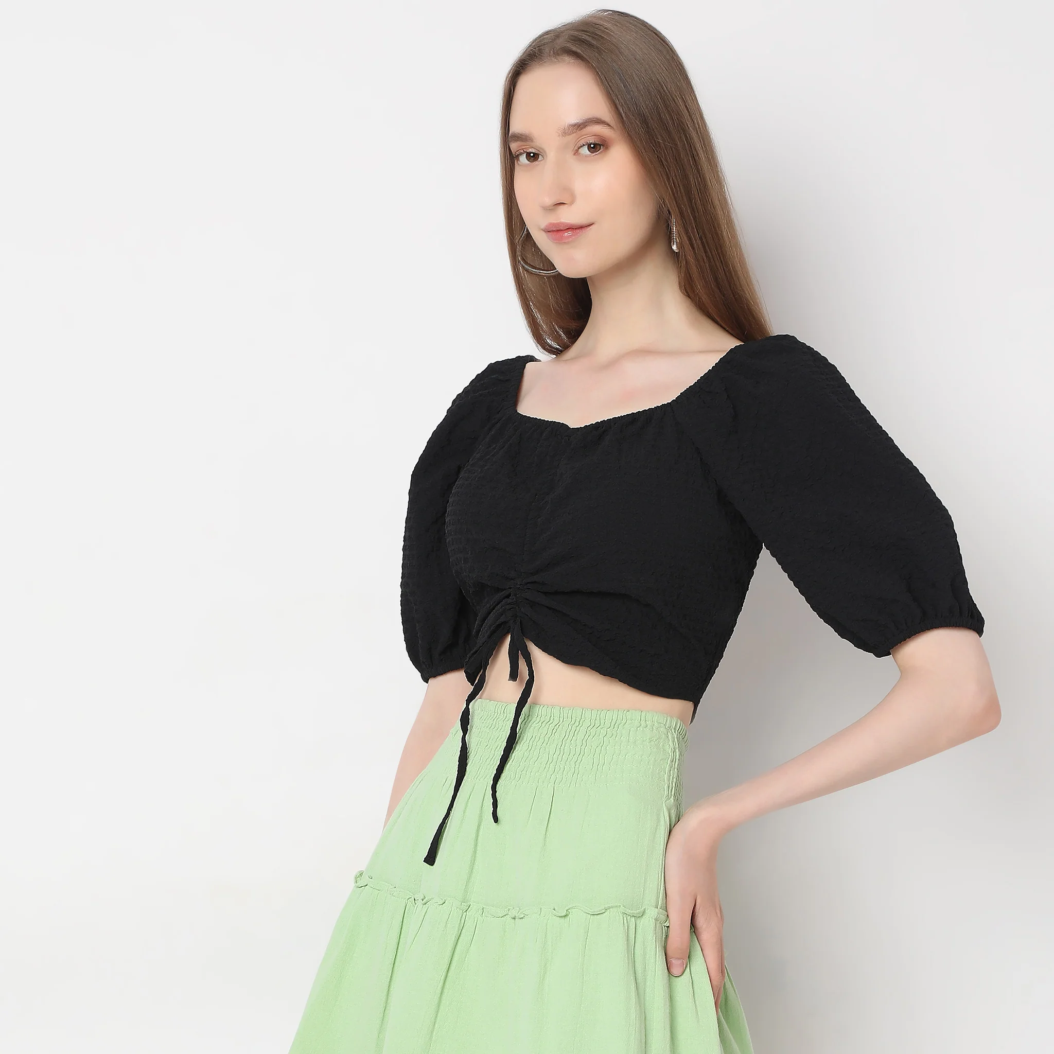 Regular Fit Solid Top - Image 2