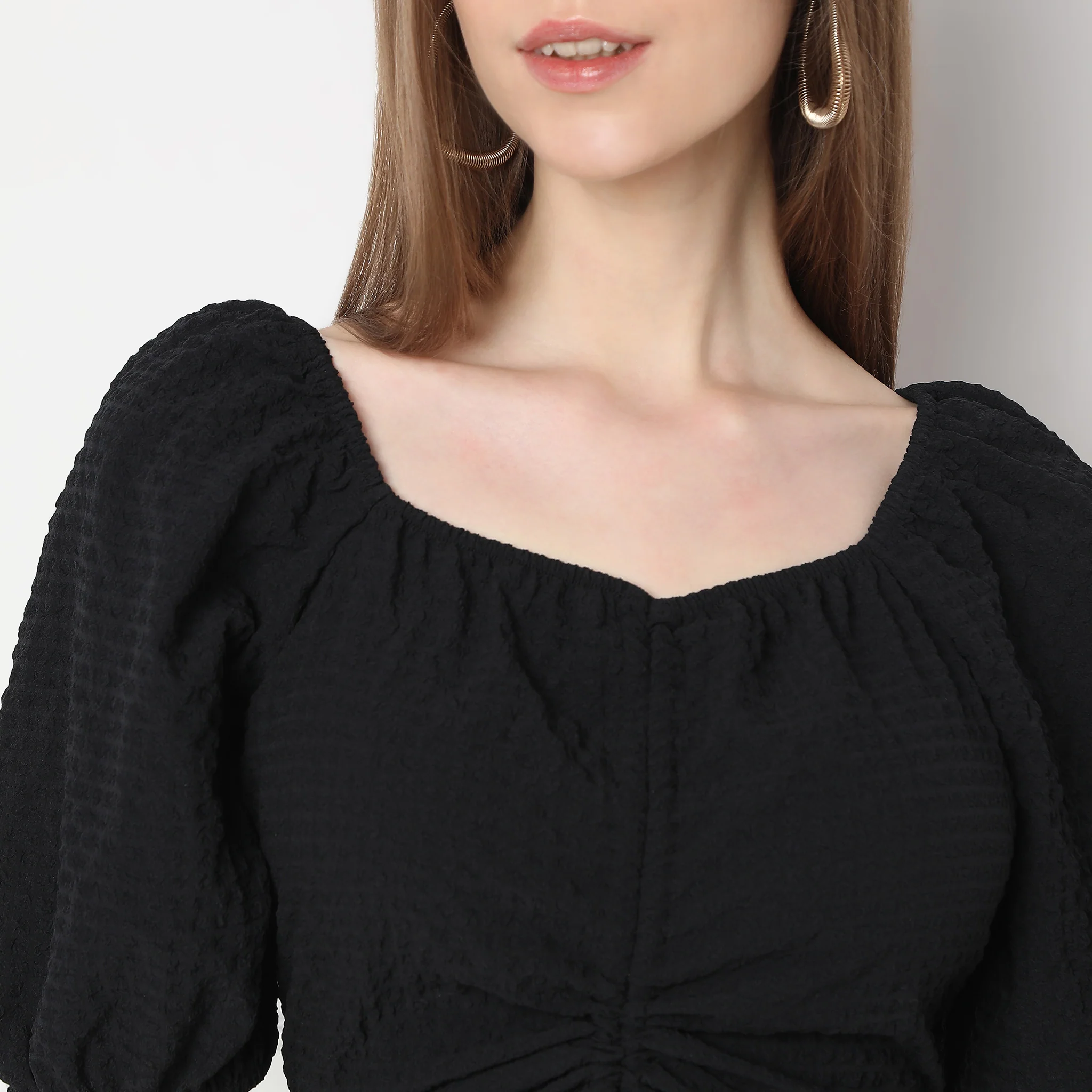 Regular Fit Solid Top - Image 4