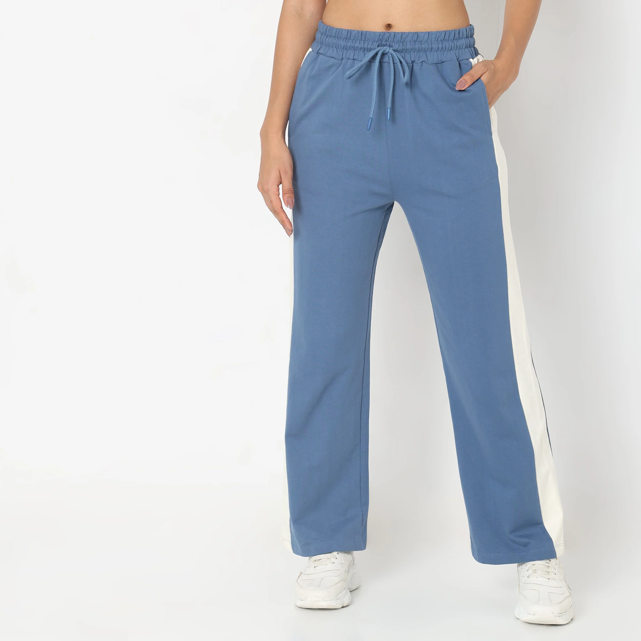 Regular Fit Solid Trackpants - Image 13