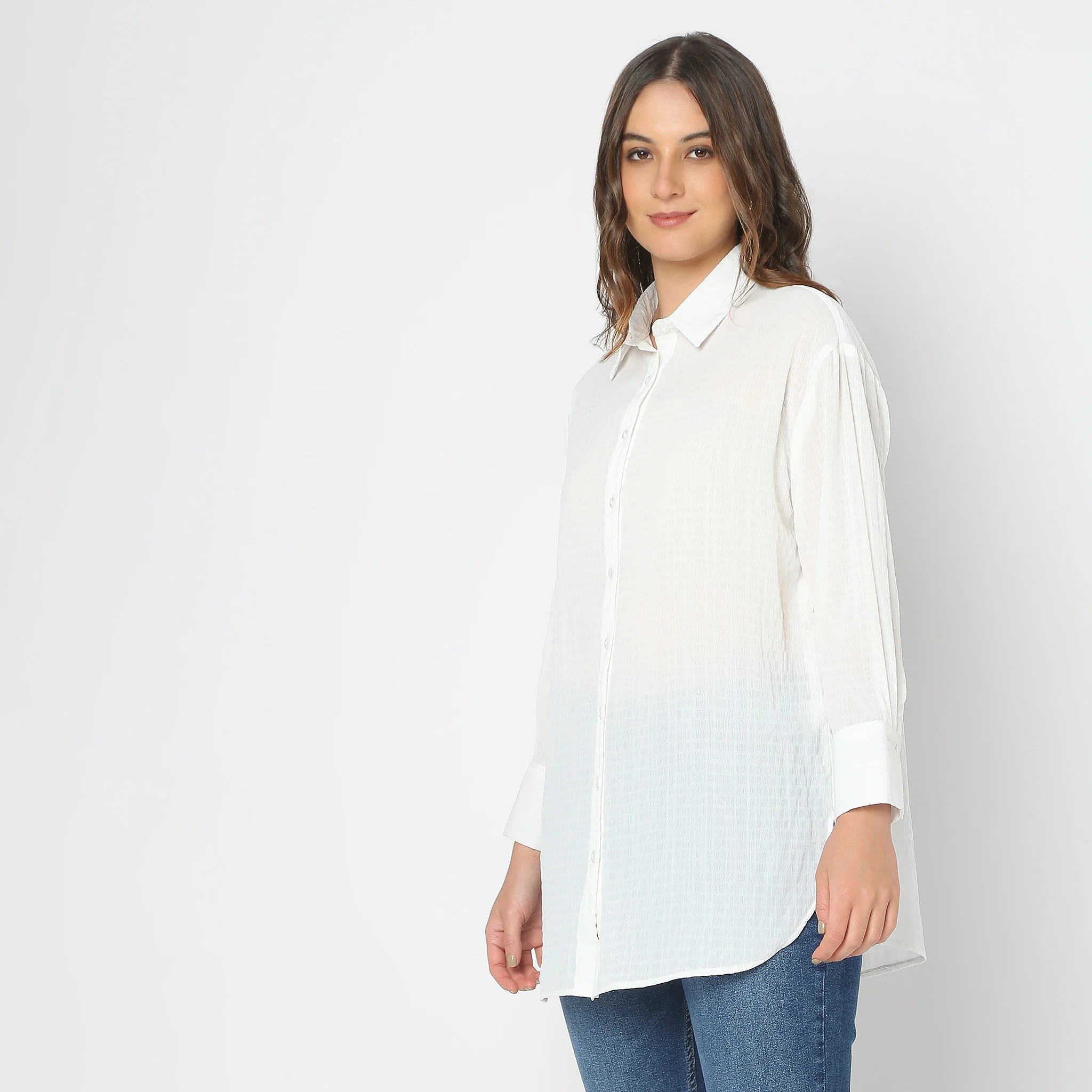 Regular Fit Solid Tunic - Image 5