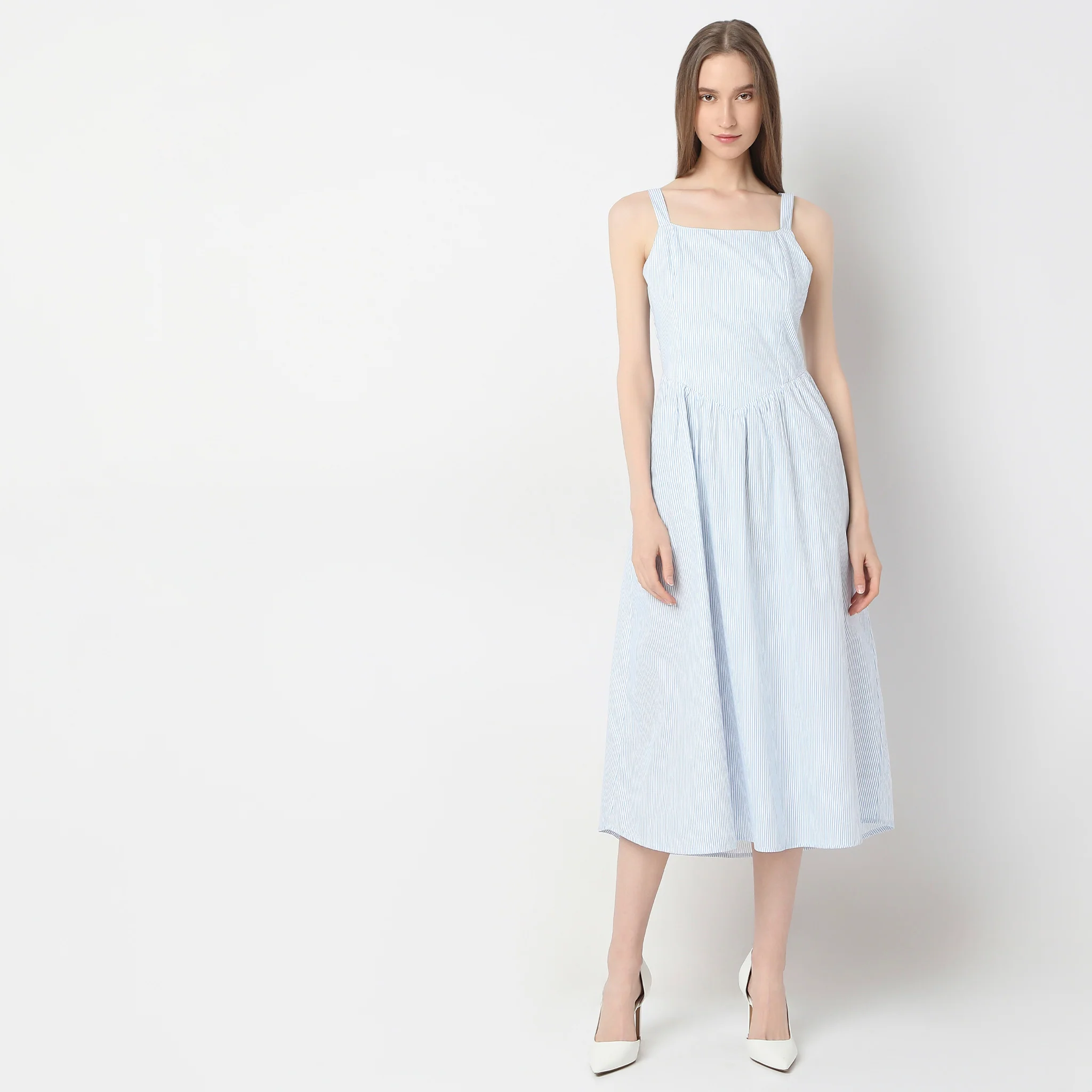 Regular Fit Striped Dress - Image 2