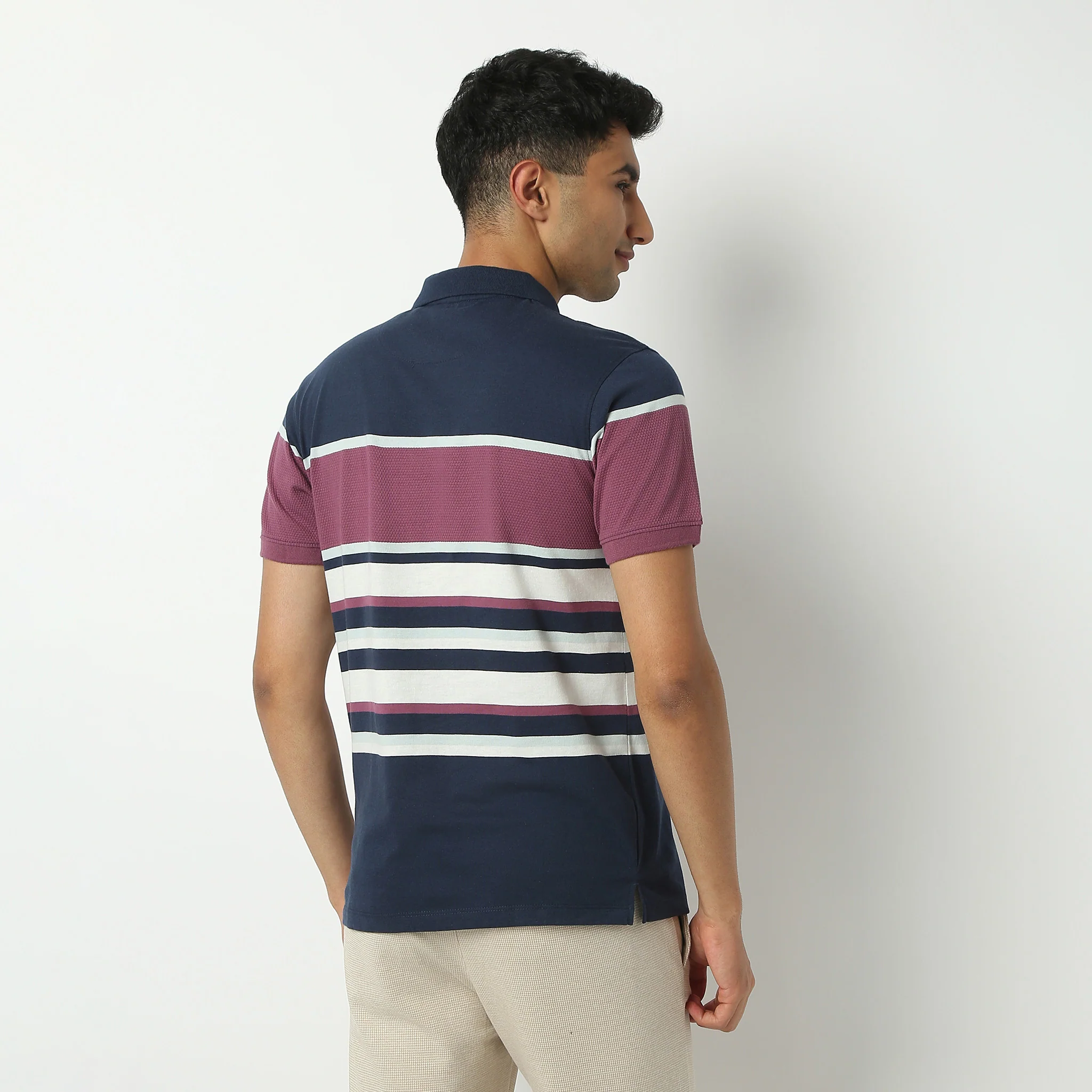 Stripes Madison Polo T-Shirt - Image 3