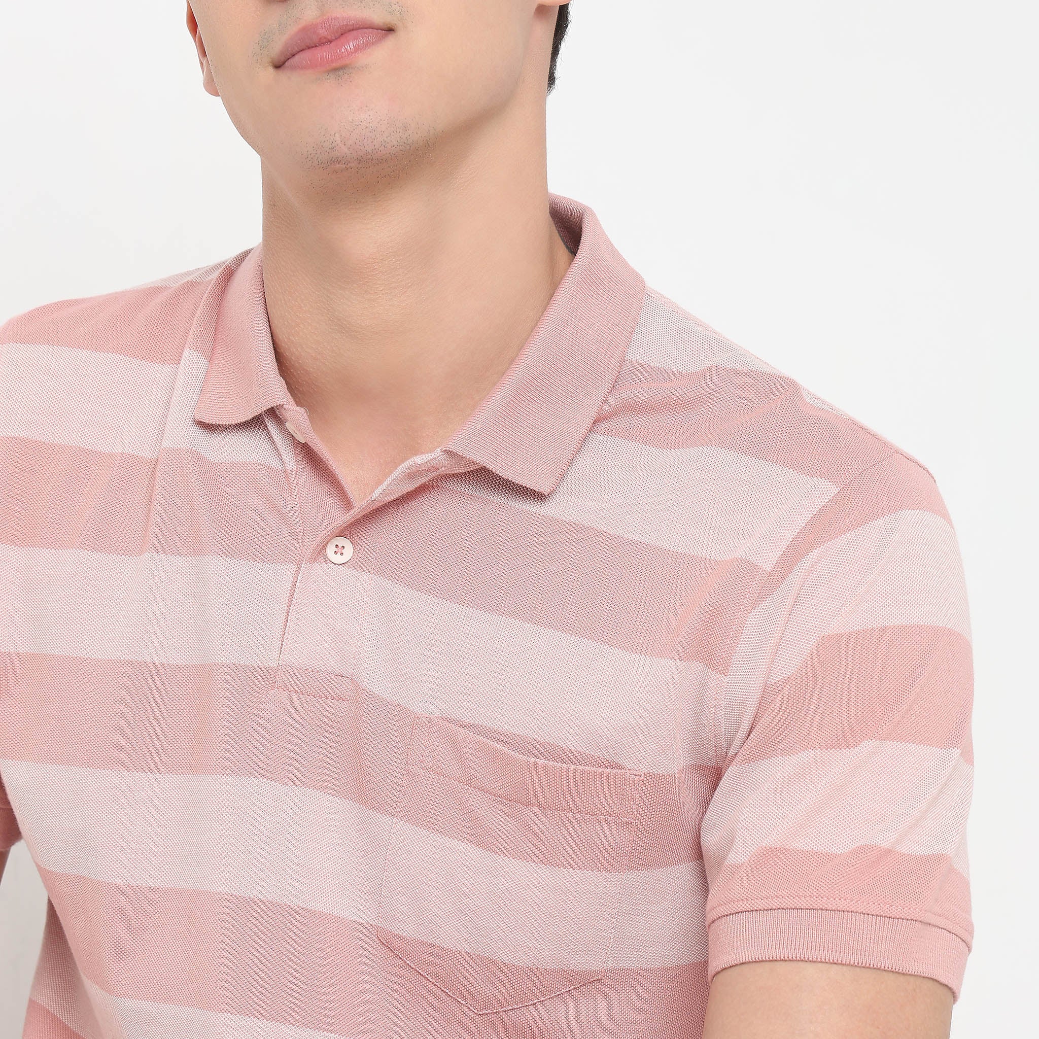 Madison Polo™ - Comfort Blend - Regular Fit Striped Polo T-Shirt - Image 5