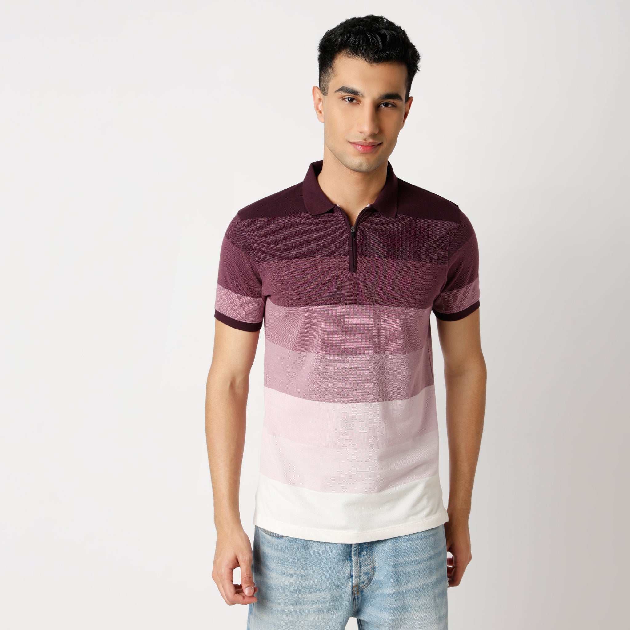 Weekend Polo Regular Fit Stripes T-Shirt - Image 2
