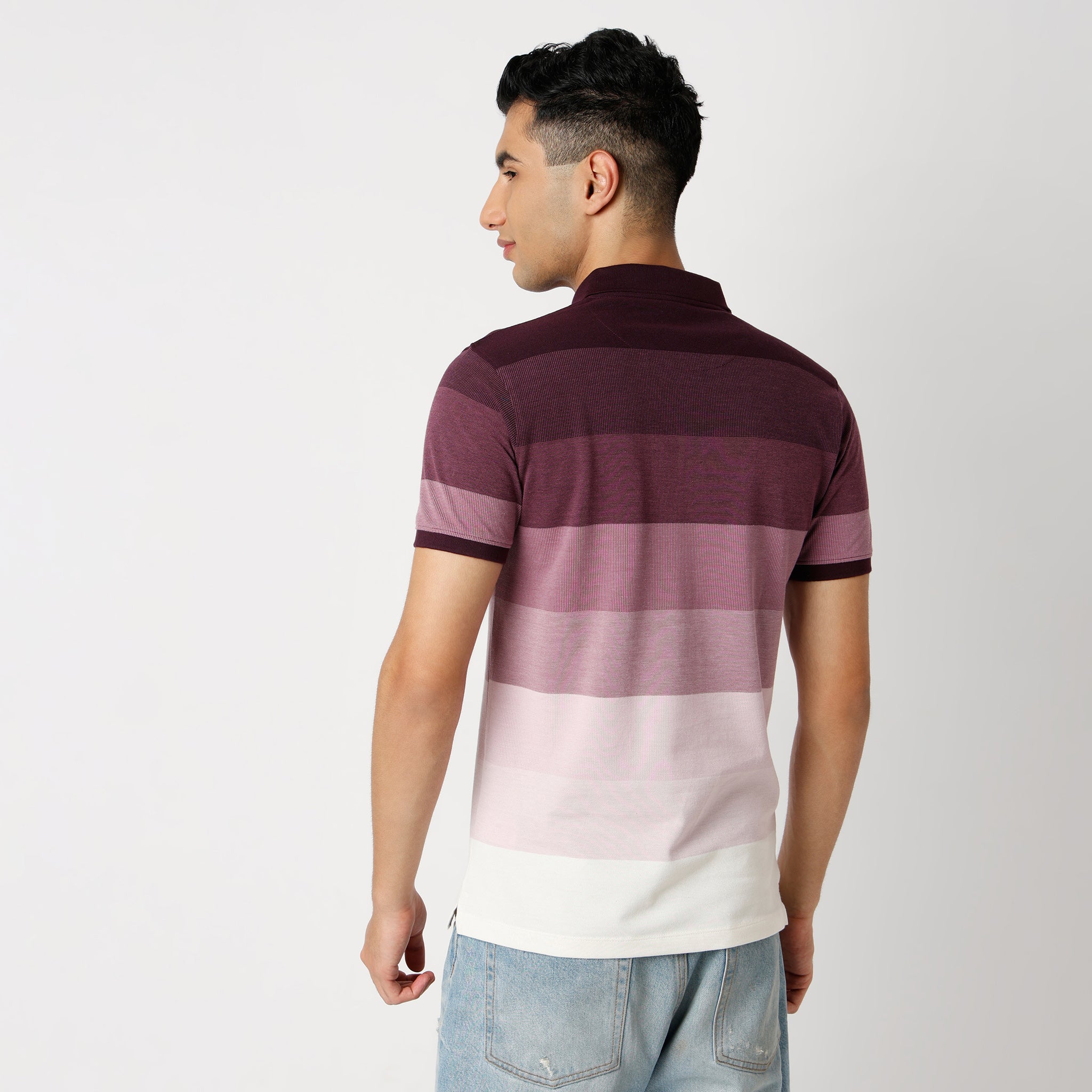 Weekend Polo Regular Fit Stripes T-Shirt - Image 3