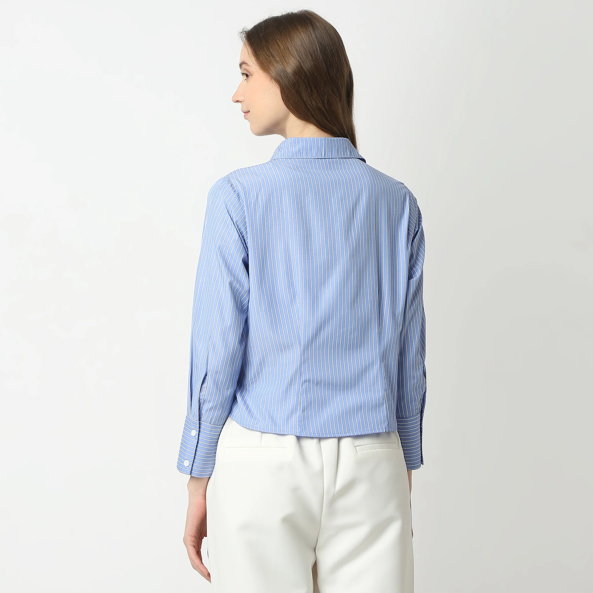 Striped Full Sleeve Casual Shirt - Image 3