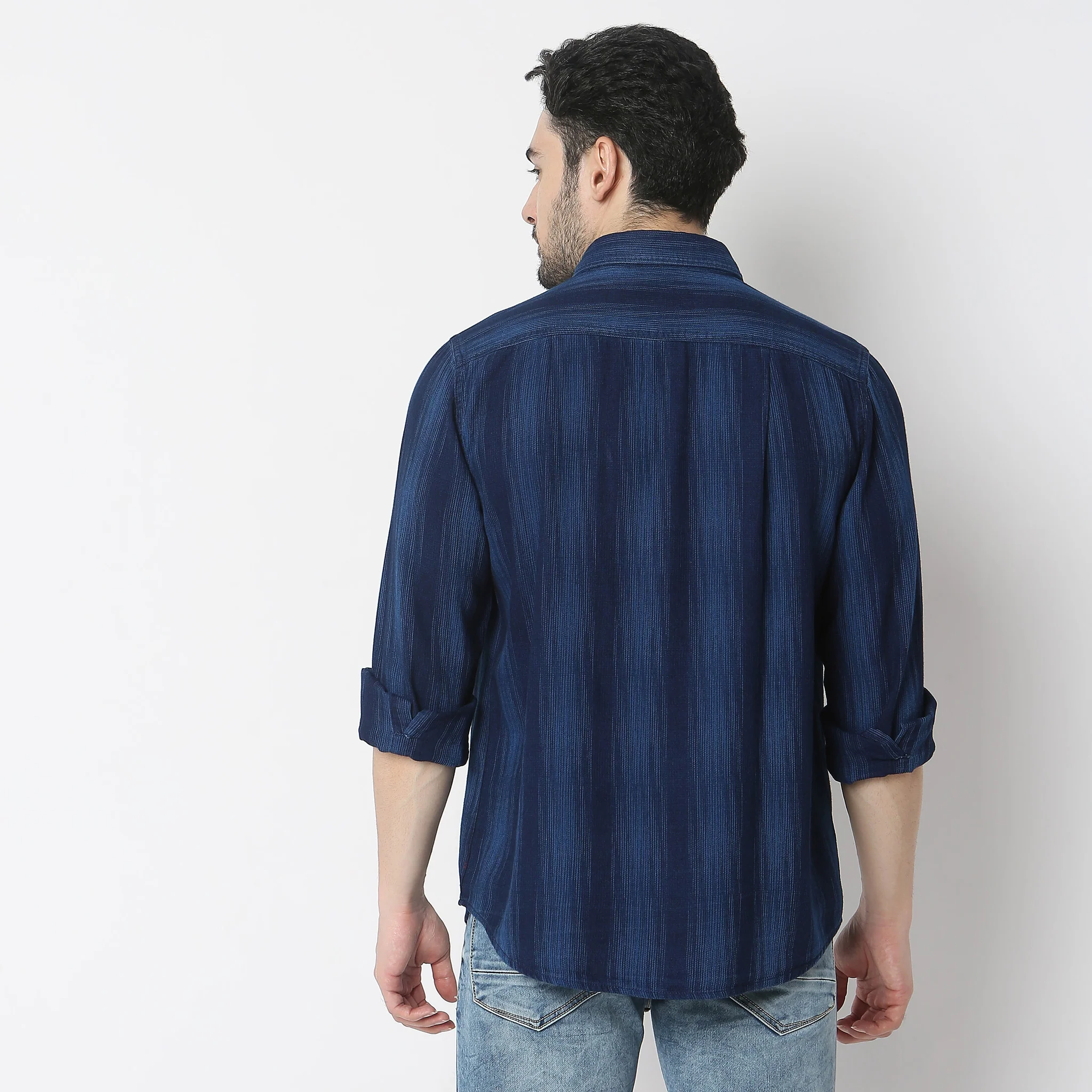 Regular Fit Striped Shirt - Image 3