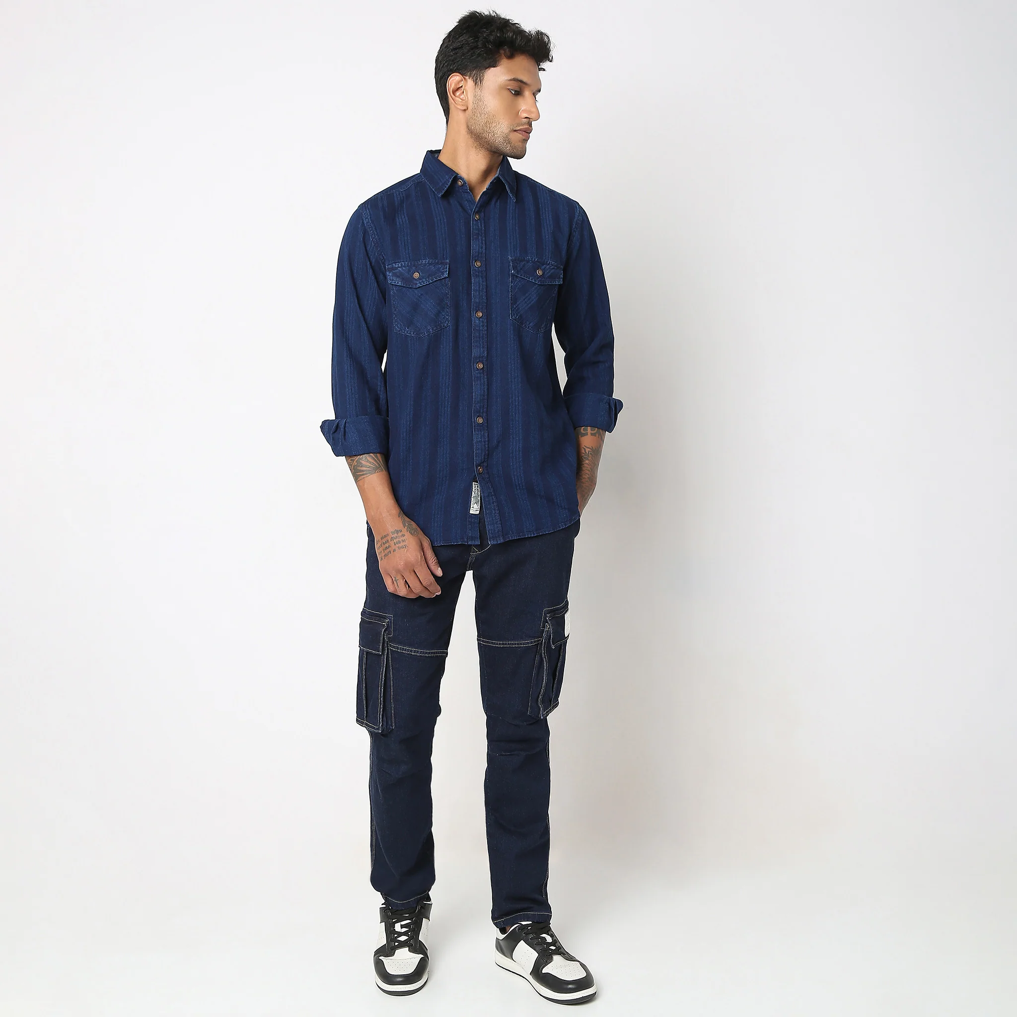 Regular Fit Striped Shirt - Image 2