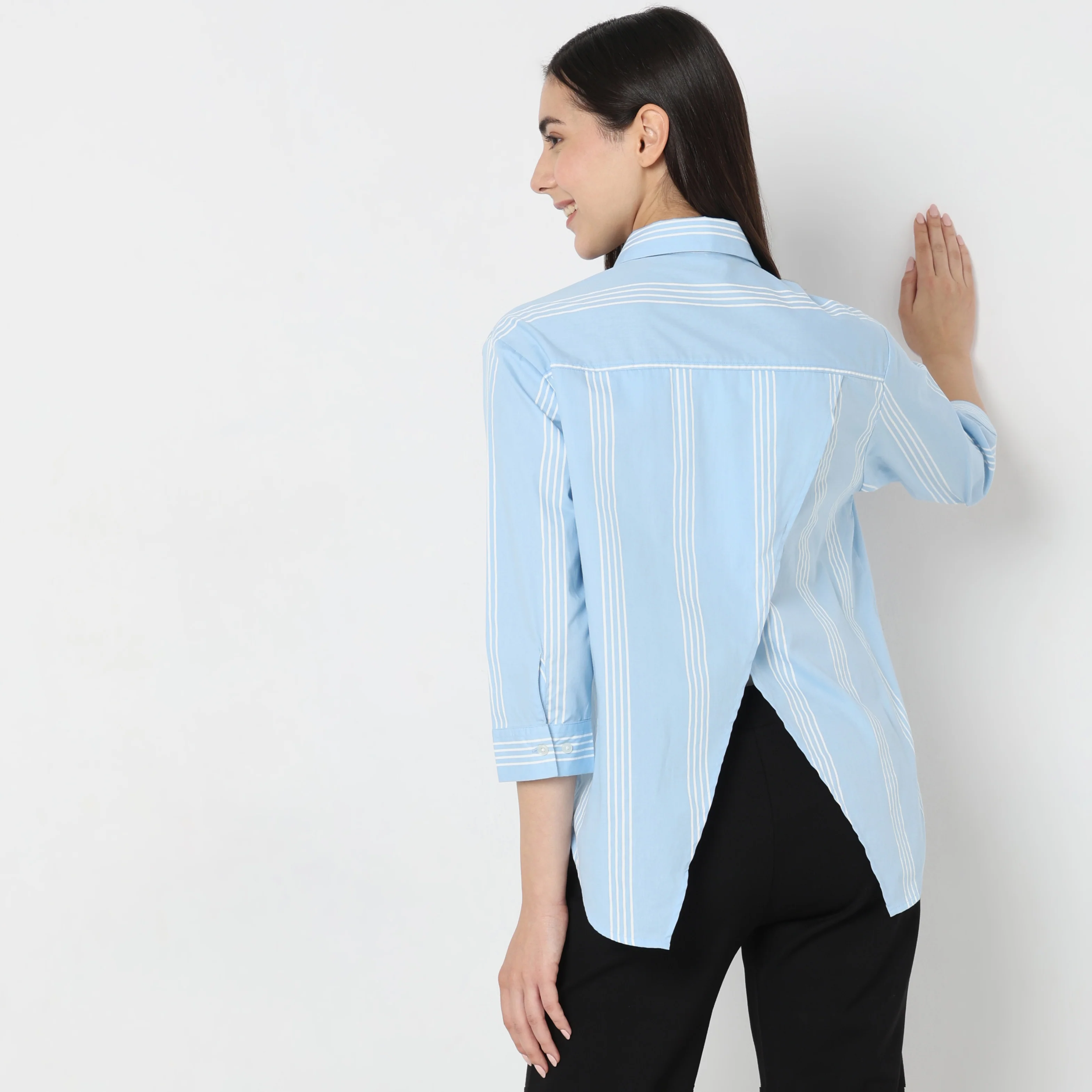 Regular Fit Striped Shirt - Image 3