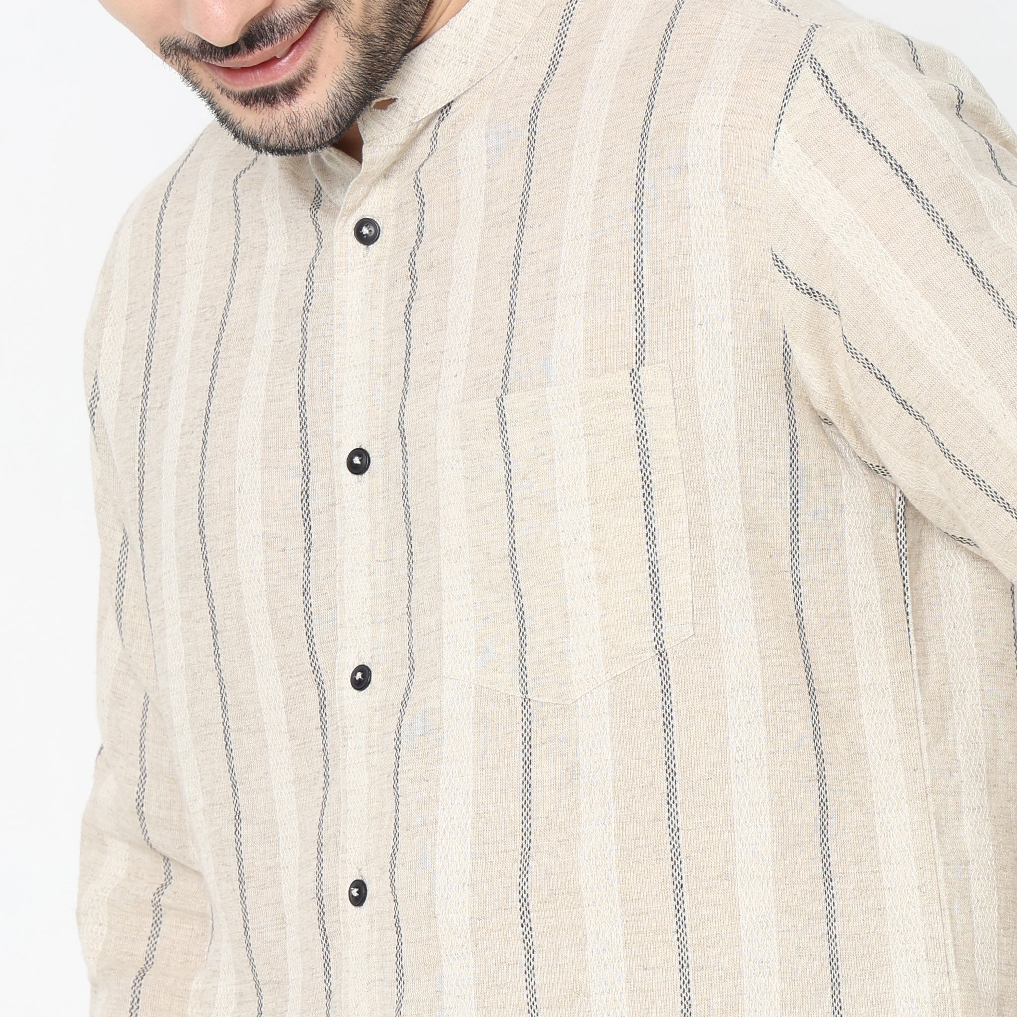 Regular Fit Striped Shirt - Image 4