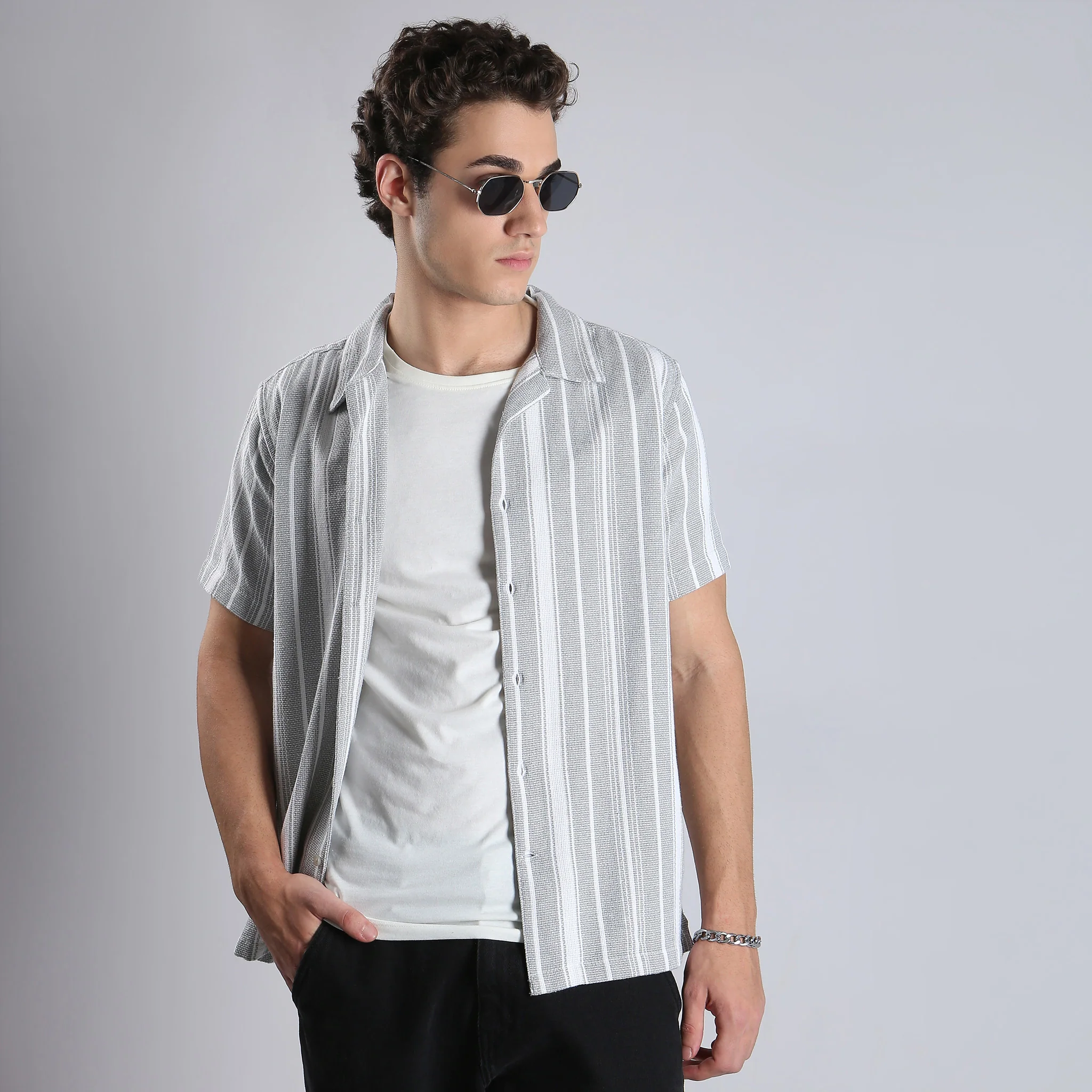 Regular Fit Striped Shirt - Image 2