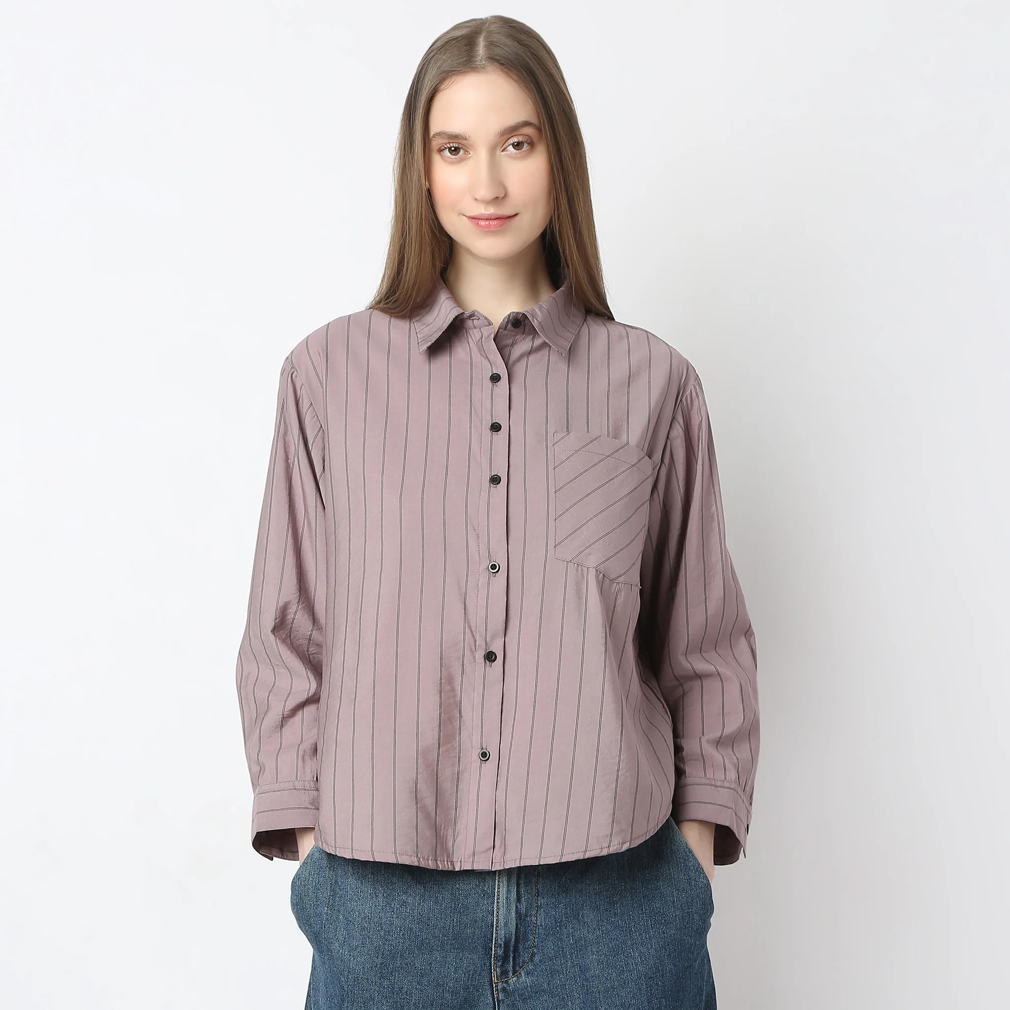 Striped Full Sleeve Shirt - Image 2