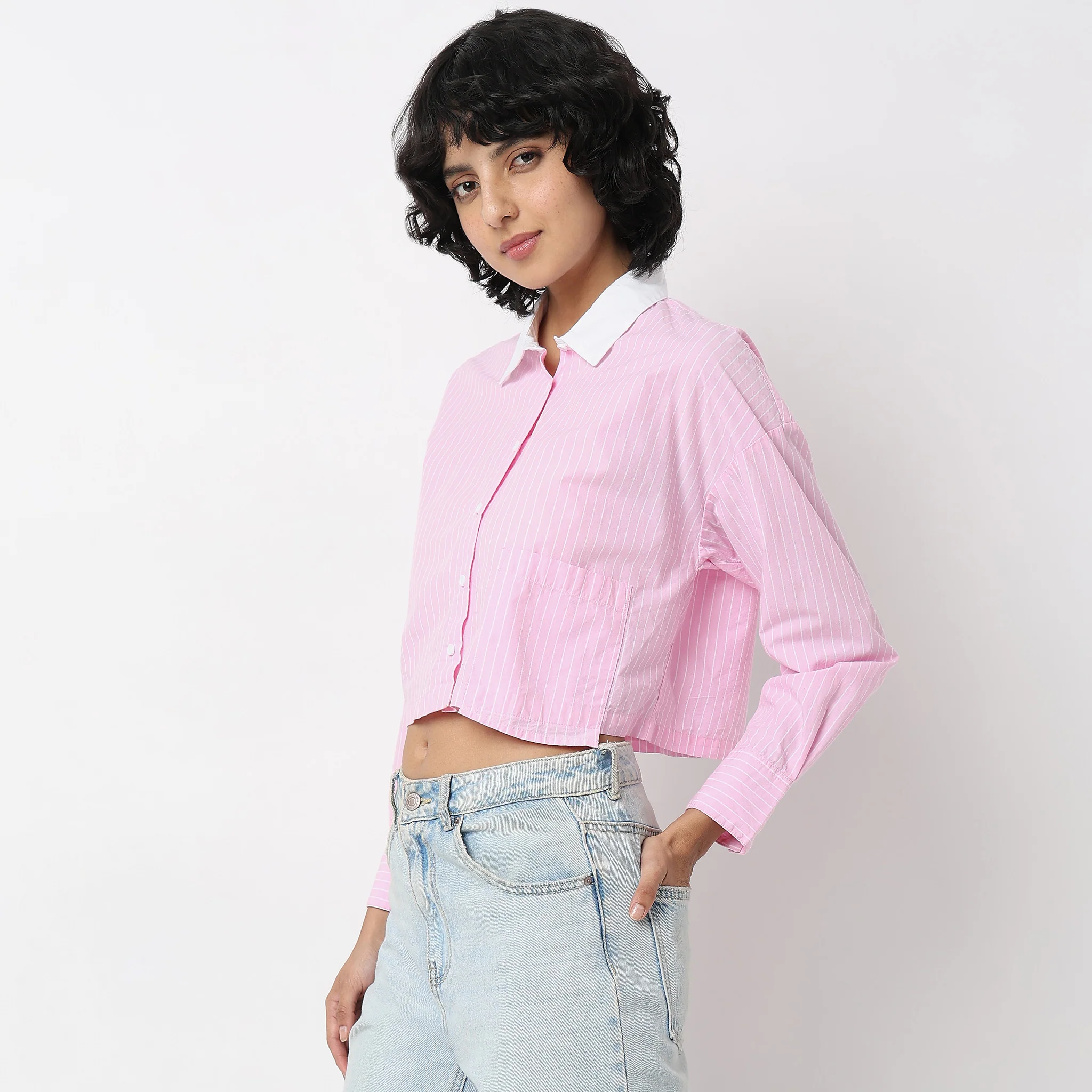 Regular Fit Striped Shirt - Image 5