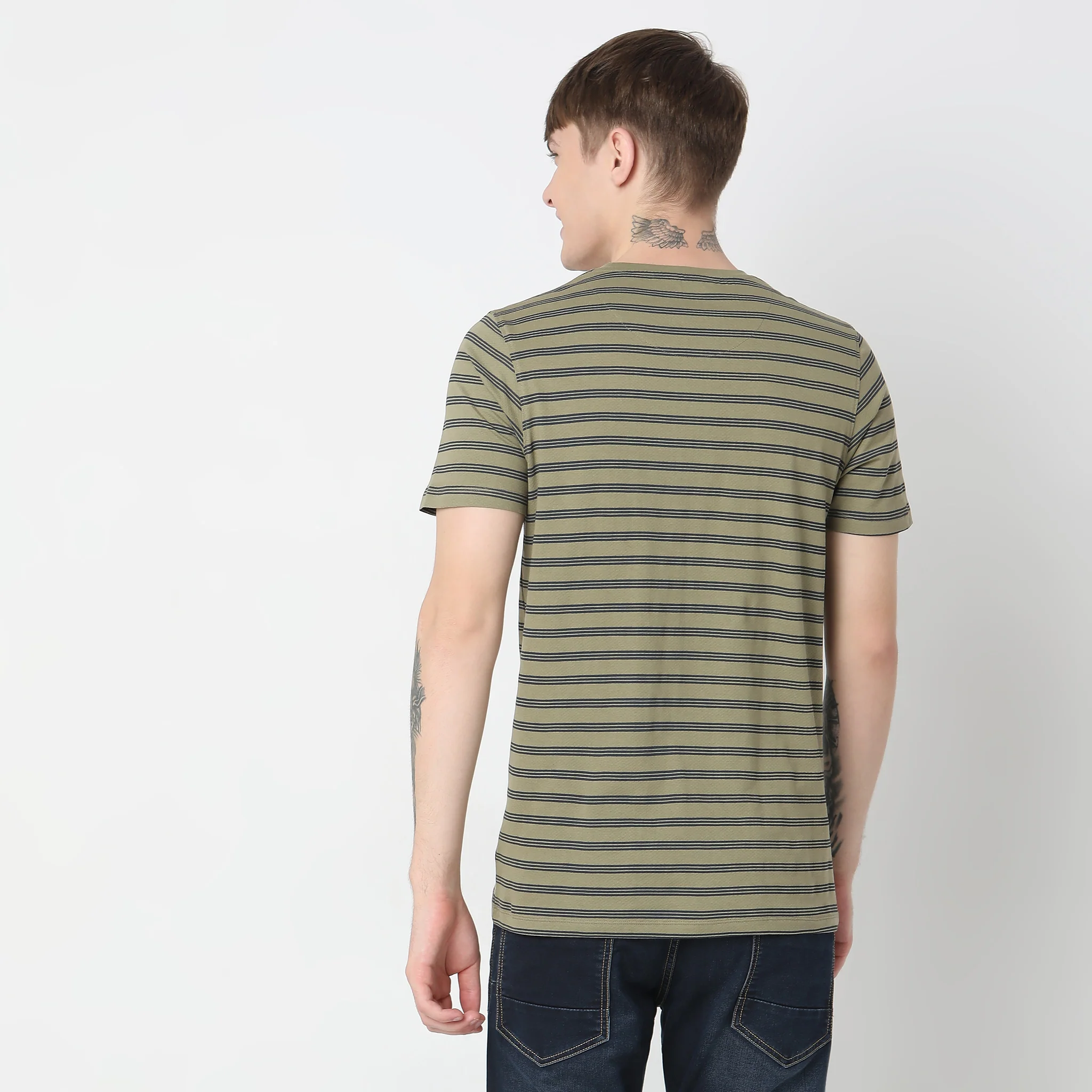 Knitted Striped T-Shirt - Image 3