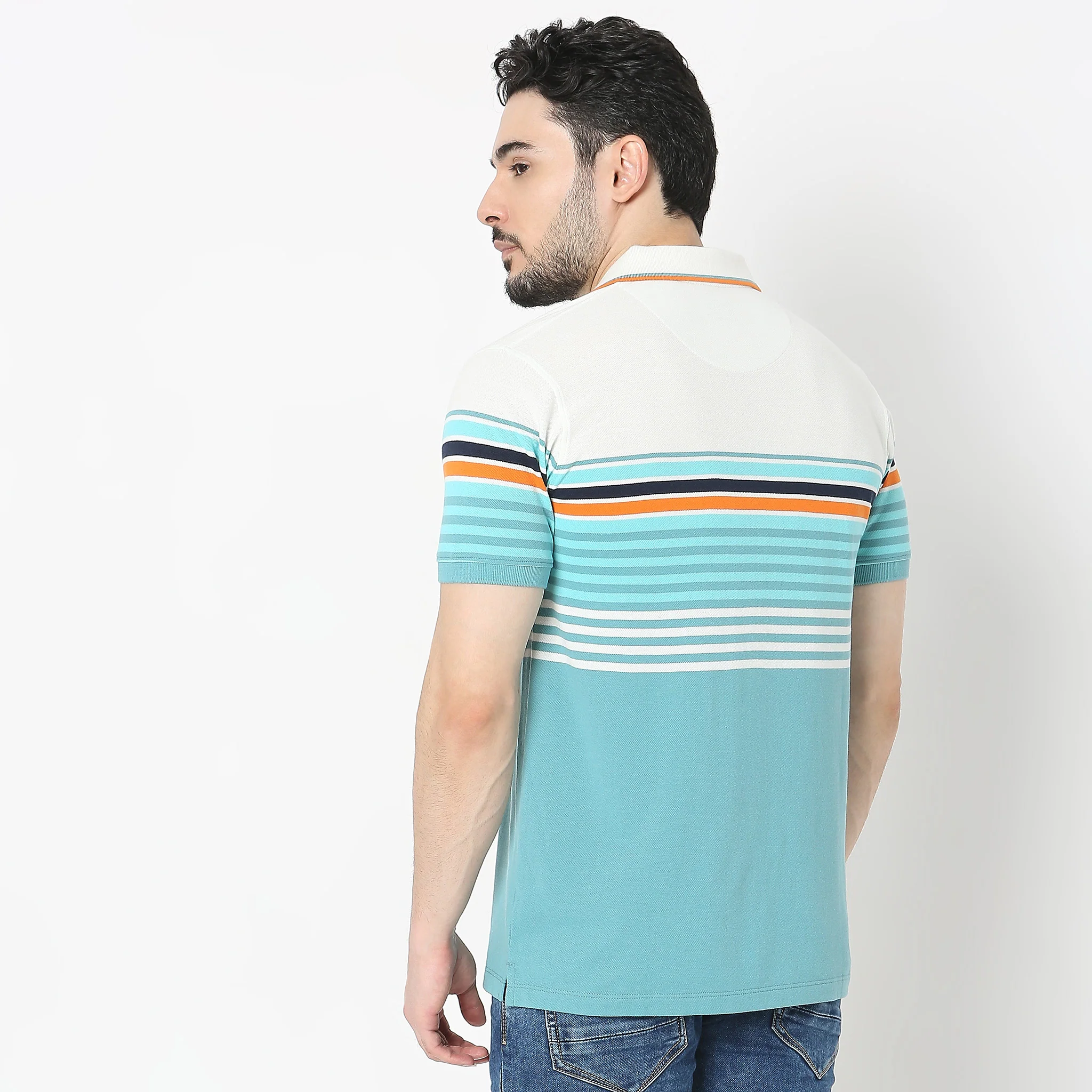 Regular Fit Striped T-Shirt - Image 3