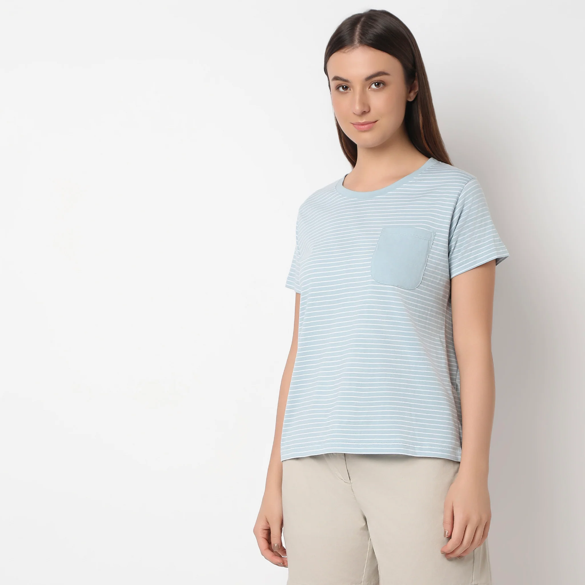 Knitted Striped Lounge Top - Image 5