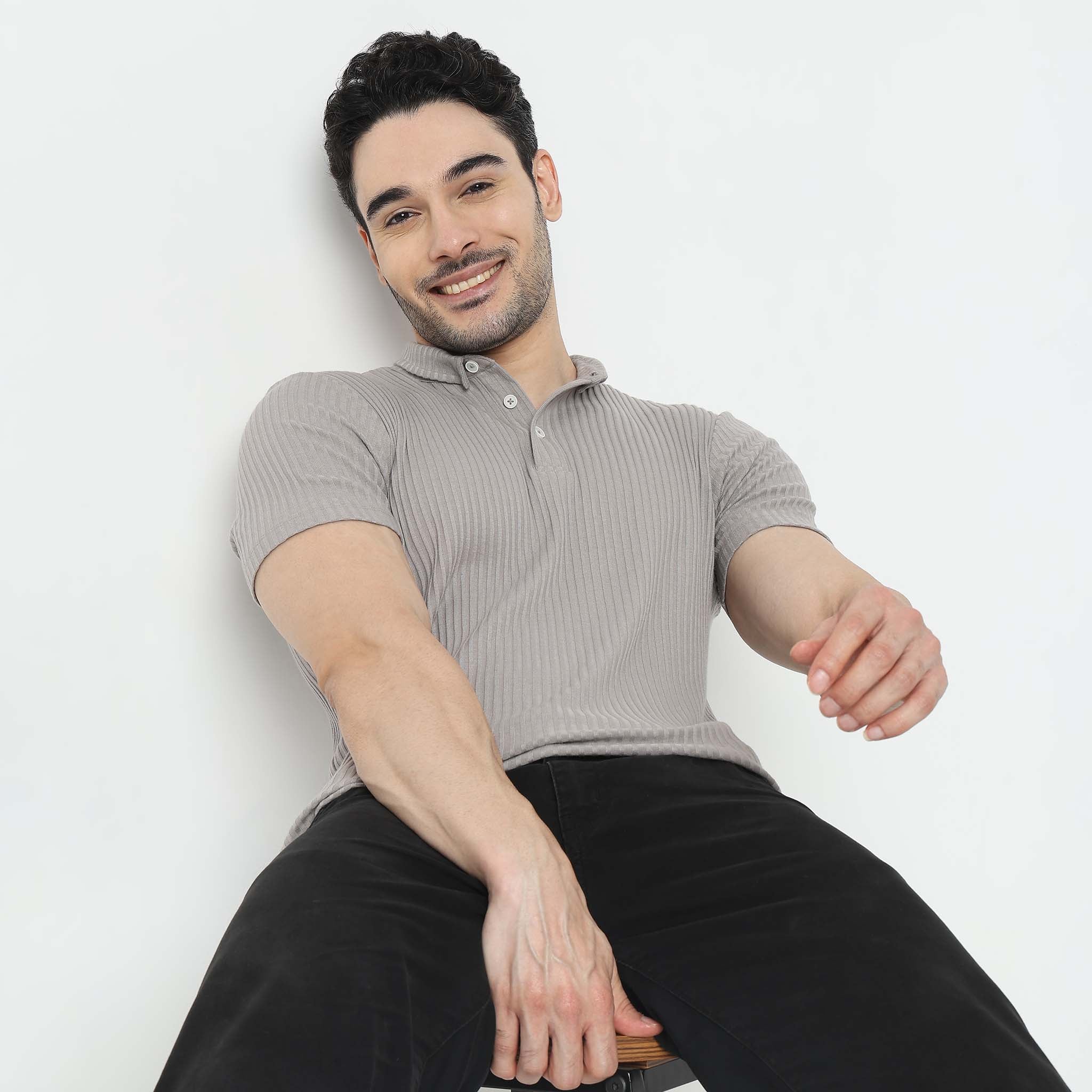 Modern Explorer Bengal Ribs - Regular Fit Polo T-Shirt - Image 2