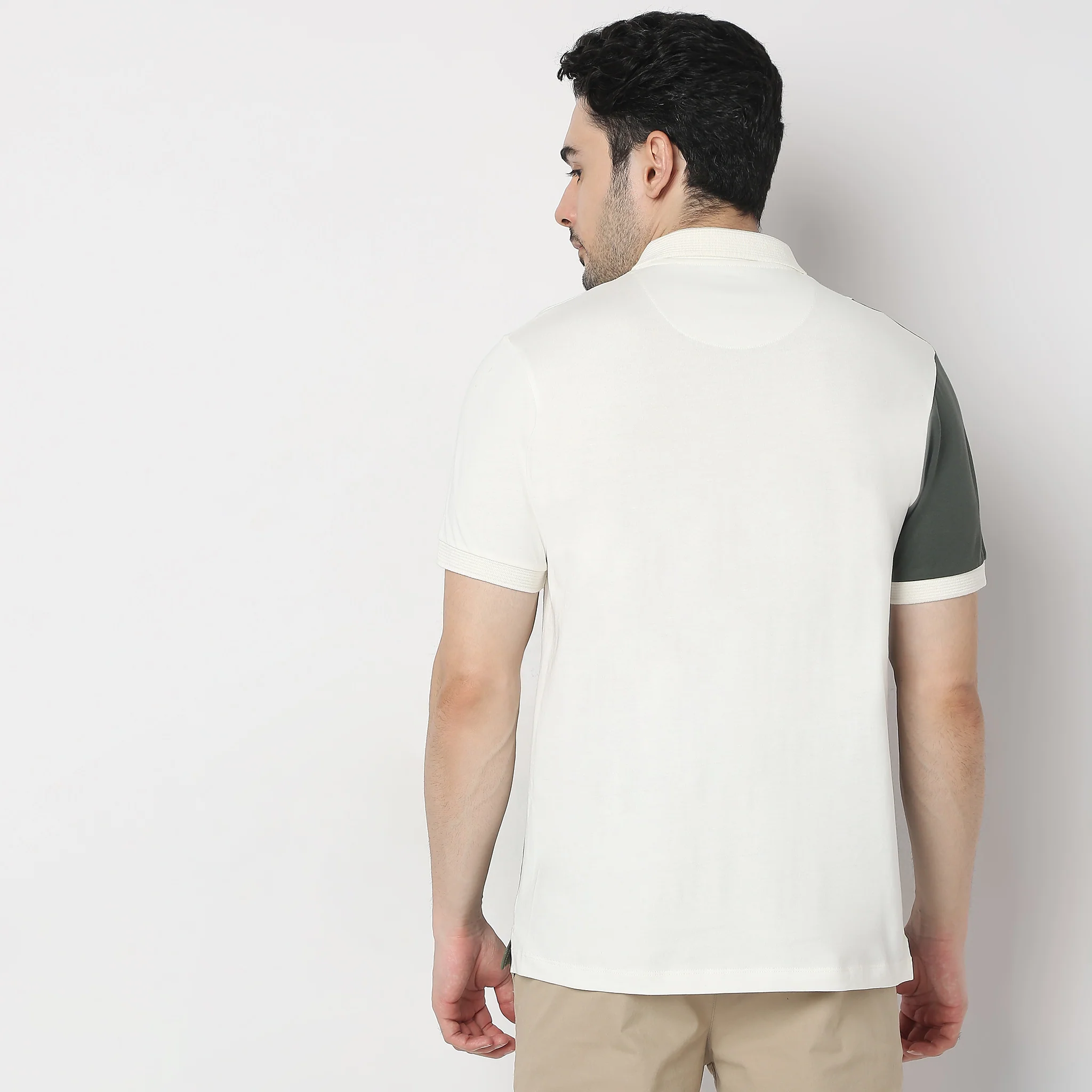 Regular Fit Structured Polo T-Shirt - Image 3