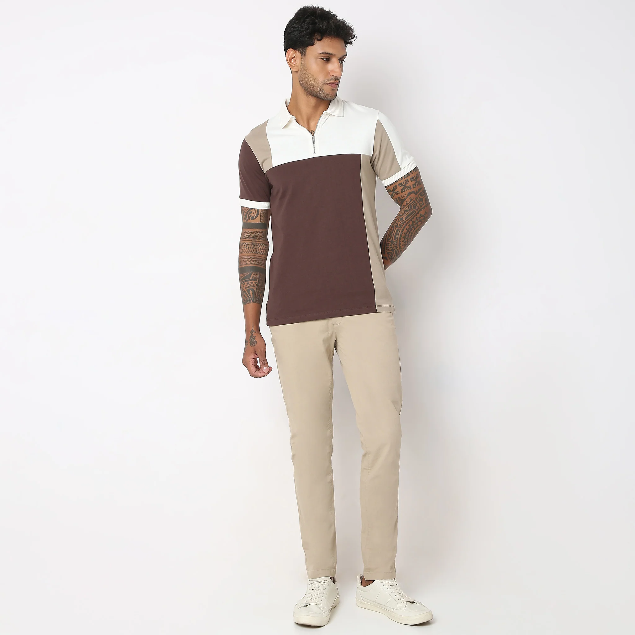 Regular Fit Structured Polo T-Shirt - Image 6