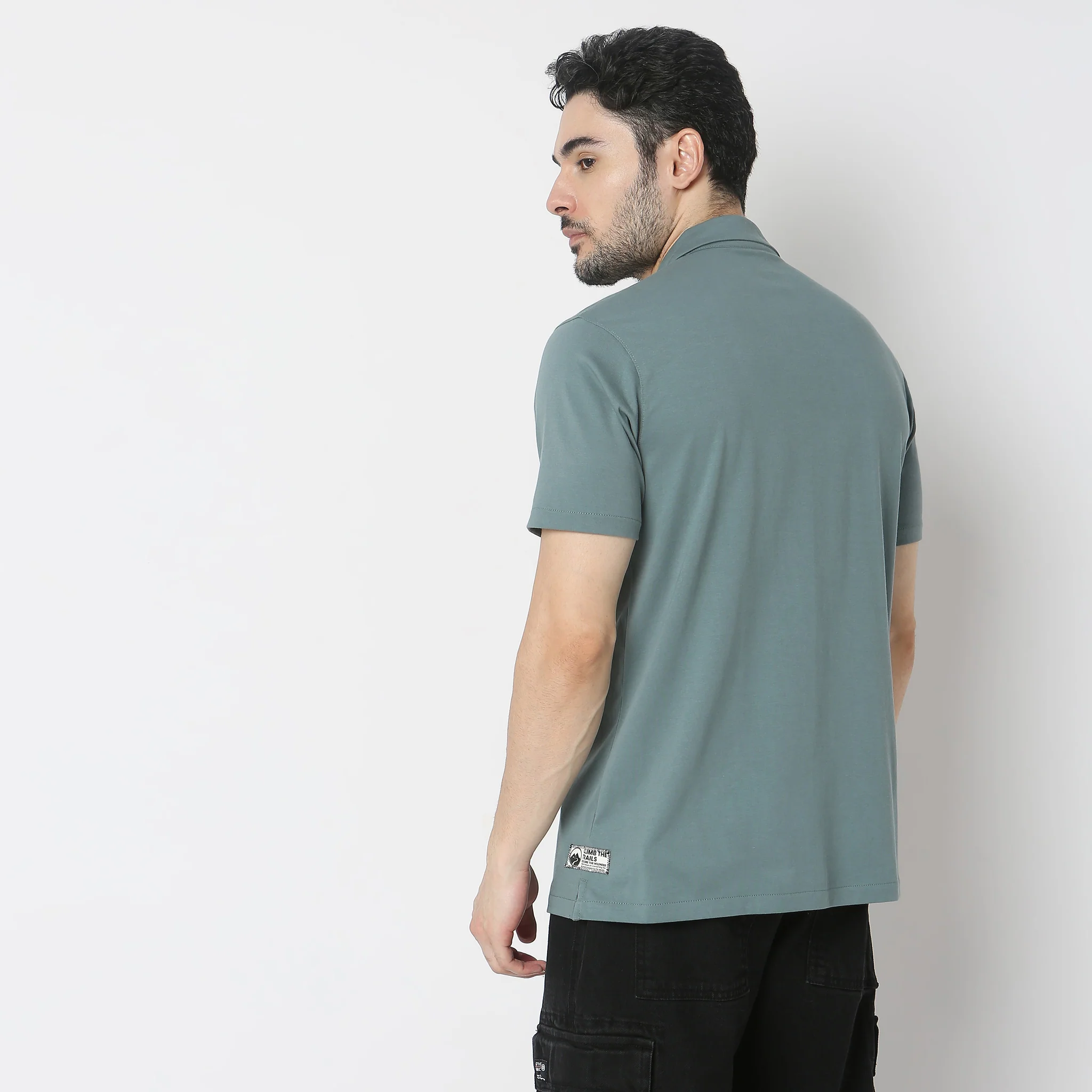 Regular Fit Structured Shirt - Image 3