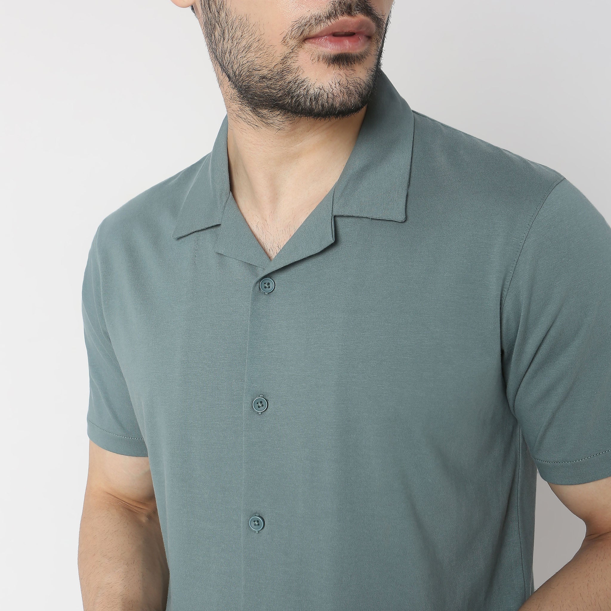 Regular Fit Structured Shirt - Image 4