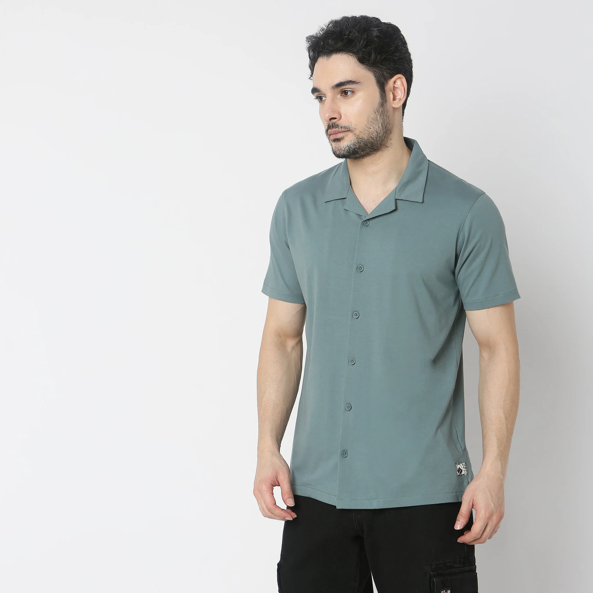 Regular Fit Structured Shirt - Image 5