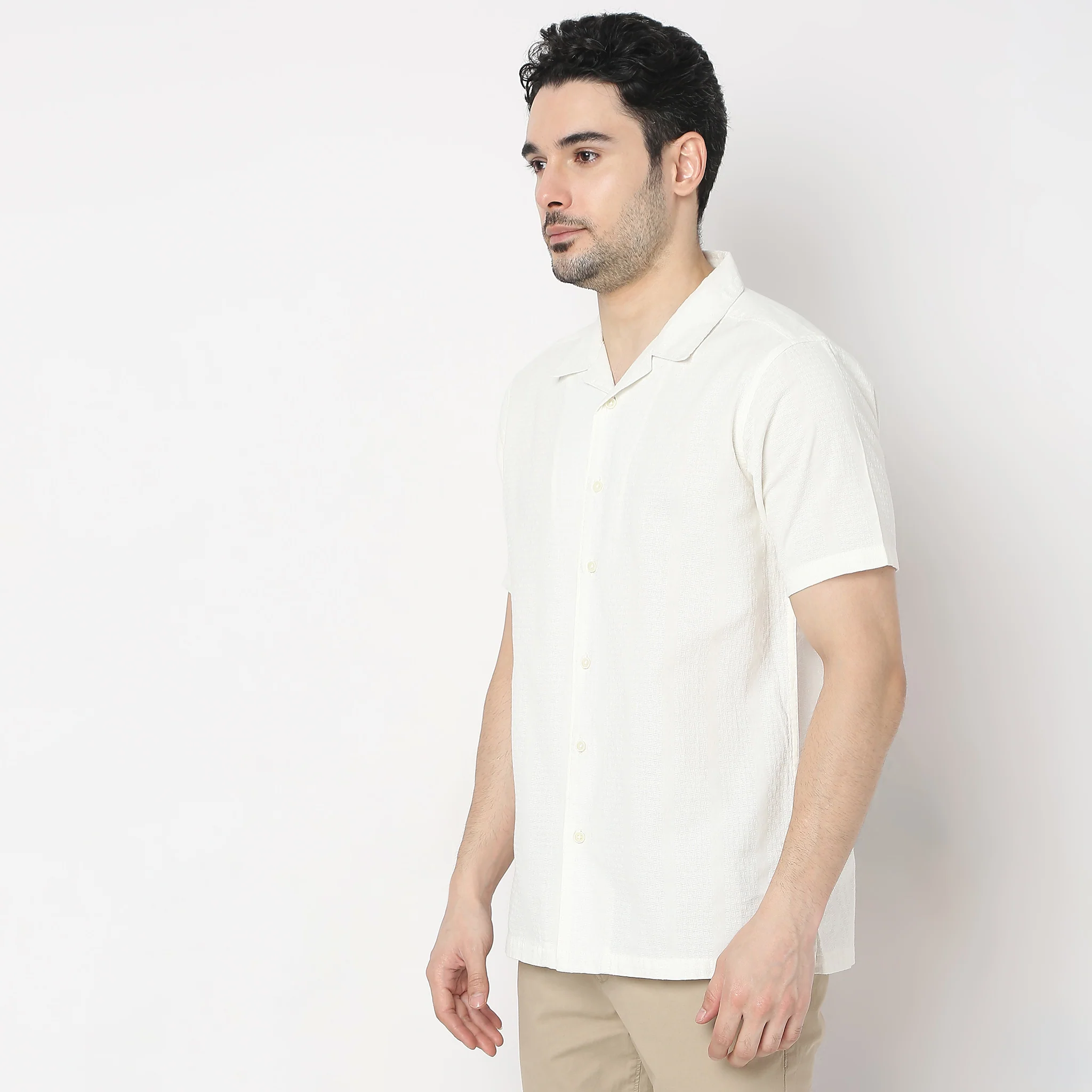 Island Shirt™ - 100% Cotton Cuban Collar - Dobby Structure - Modern Smart Shirt - Image 14