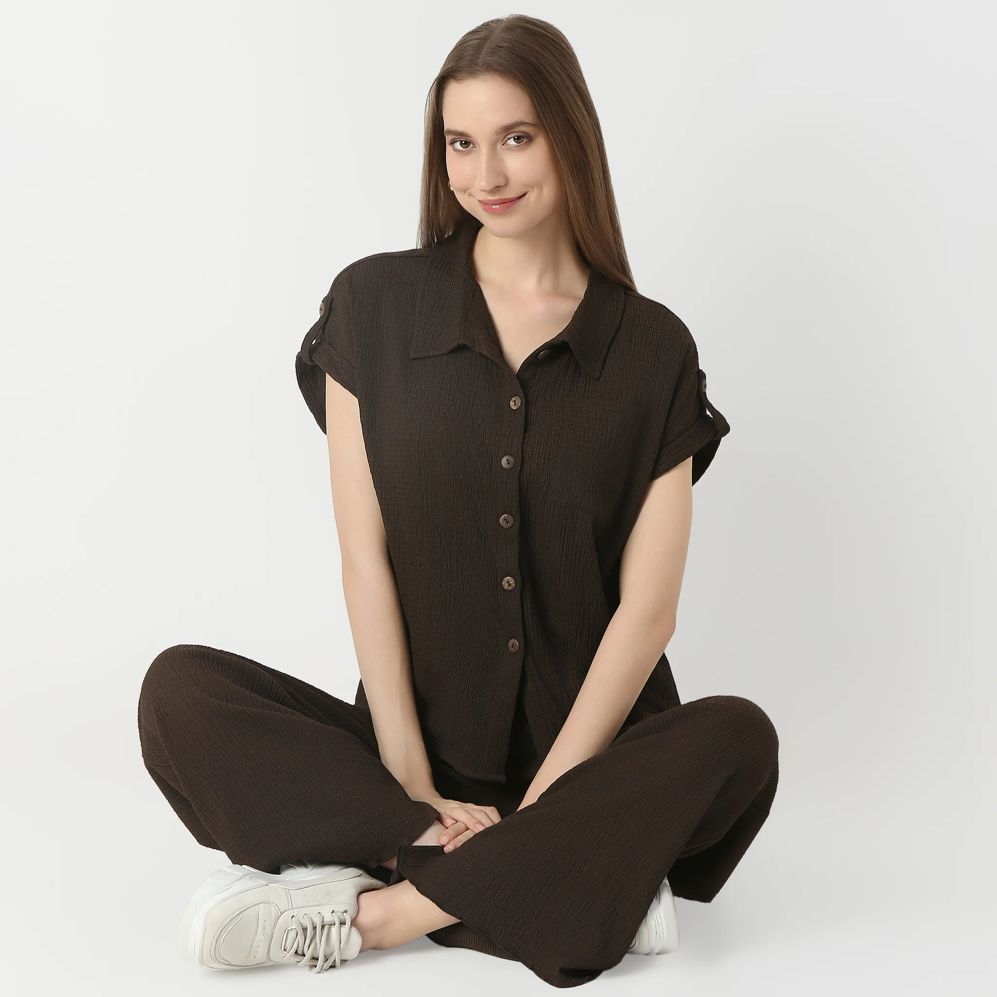 Regular Fit Structured Shirt - Image 6