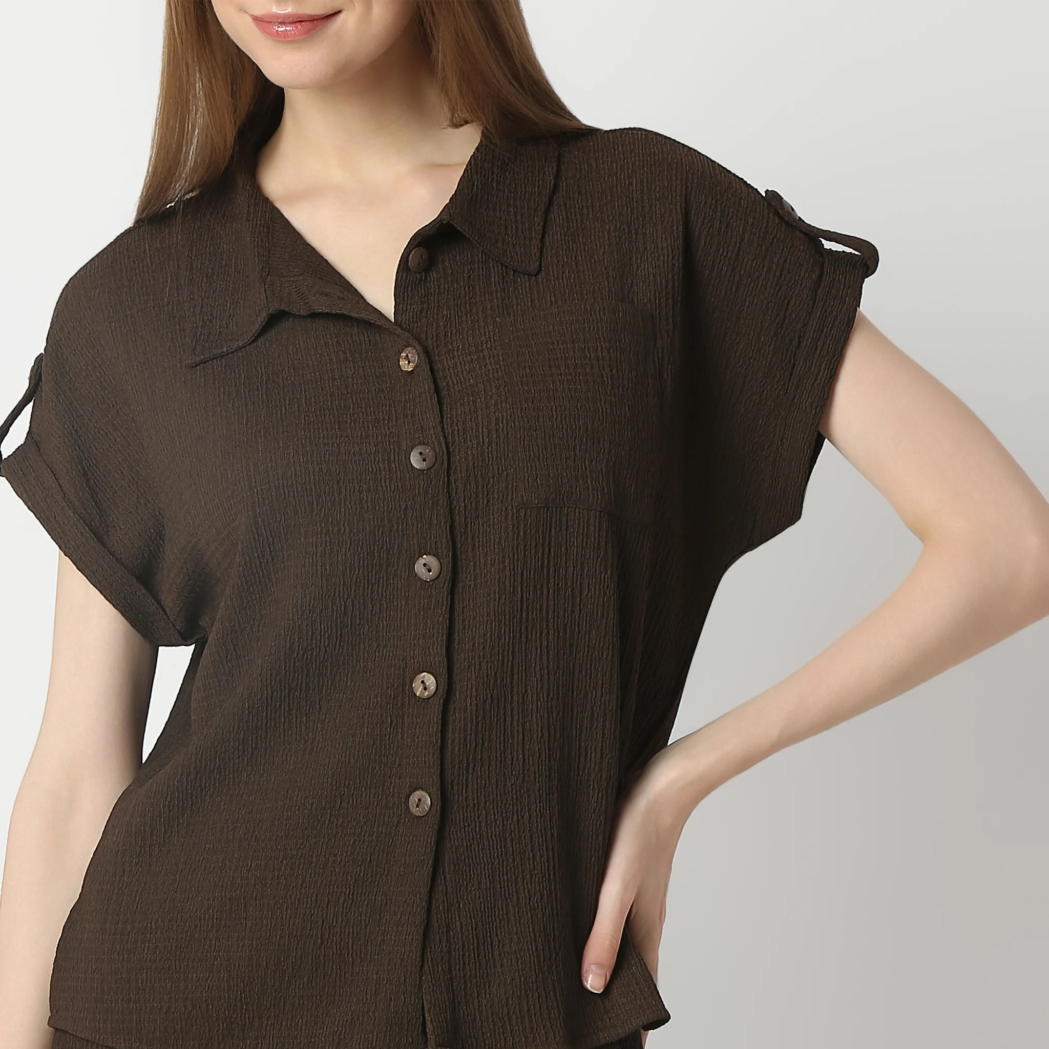Regular Fit Structured Shirt - Image 9