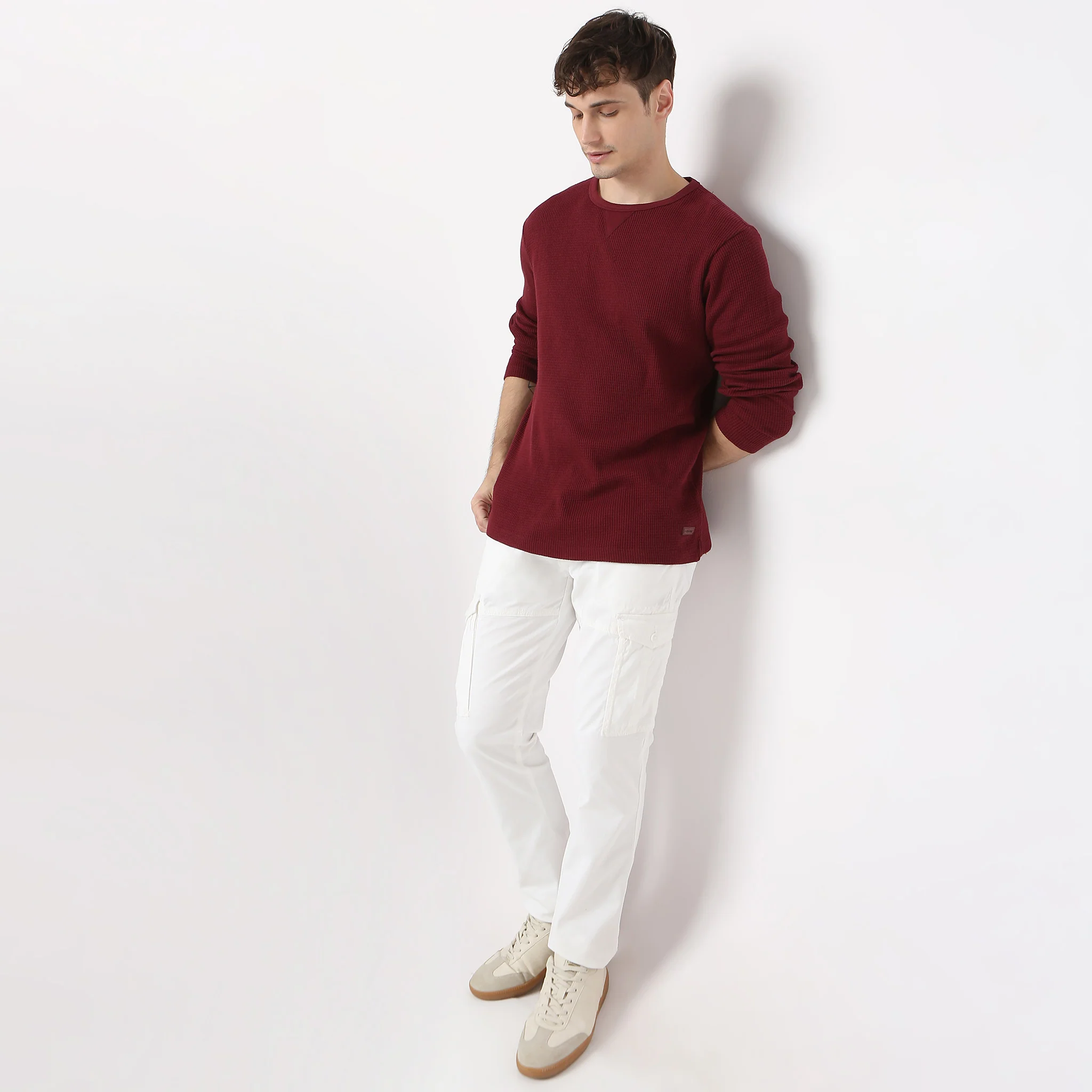 Camper Crew Neck Structured Full Sleeve T-Shirt - Image 16