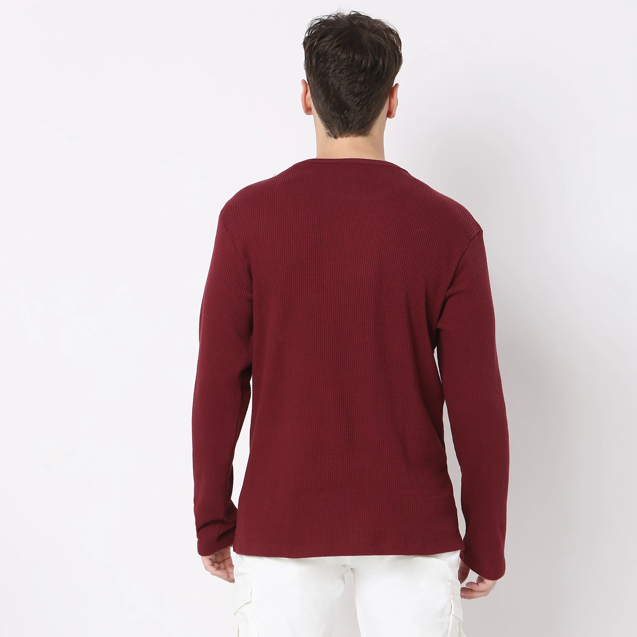 Camper Crew Neck Structured Full Sleeve T-Shirt - Image 18