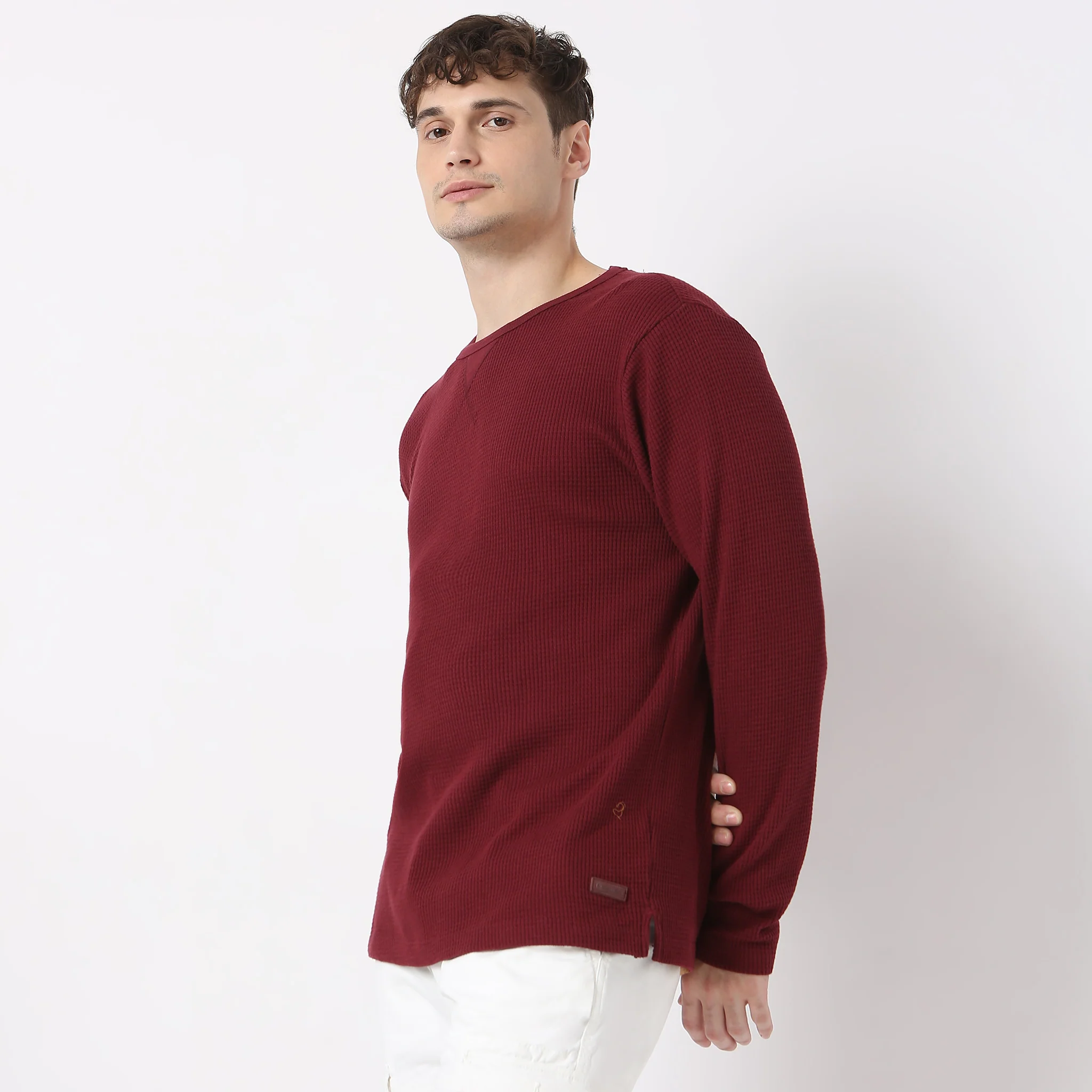 Camper Crew Neck Structured Full Sleeve T-Shirt - Image 19