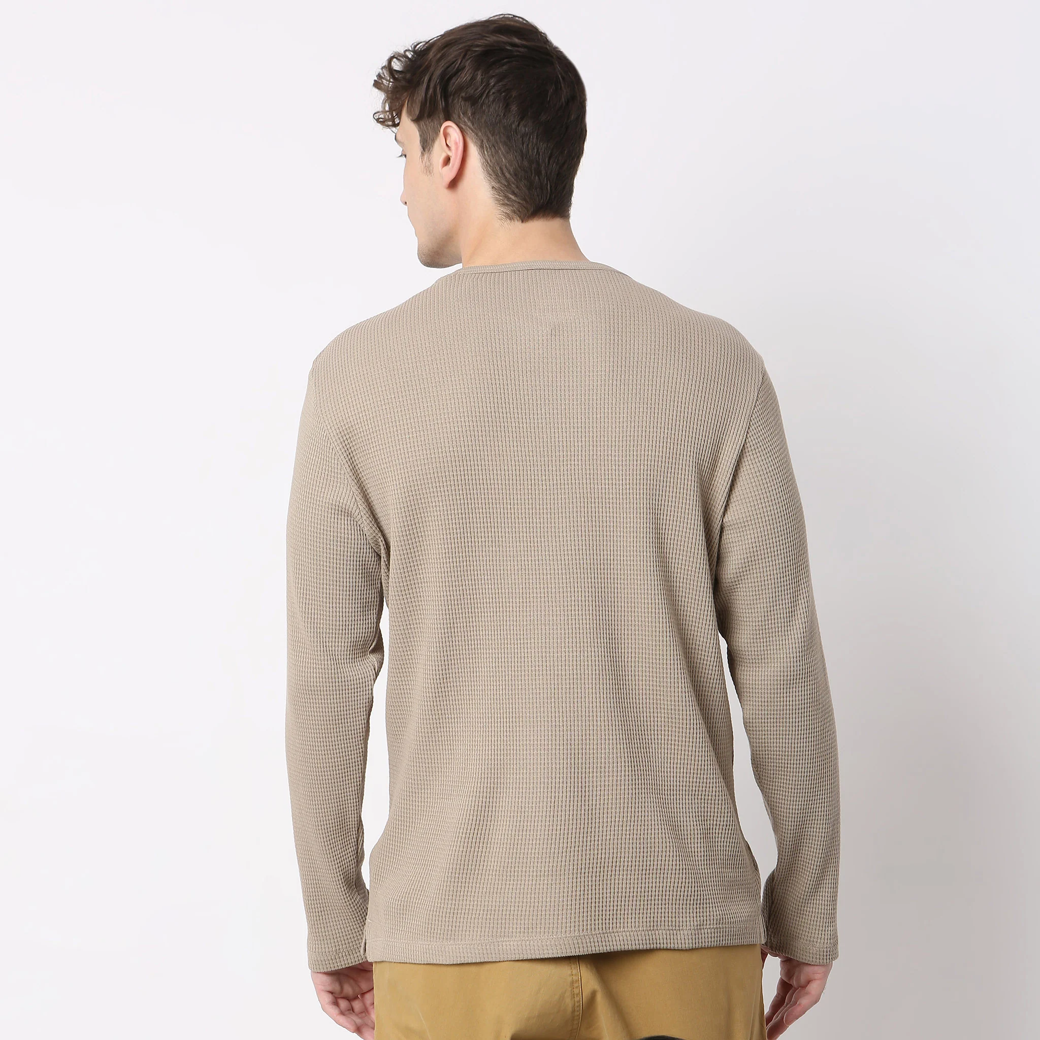 Camper Crew Neck Structured Full Sleeve T-Shirt - Image 23