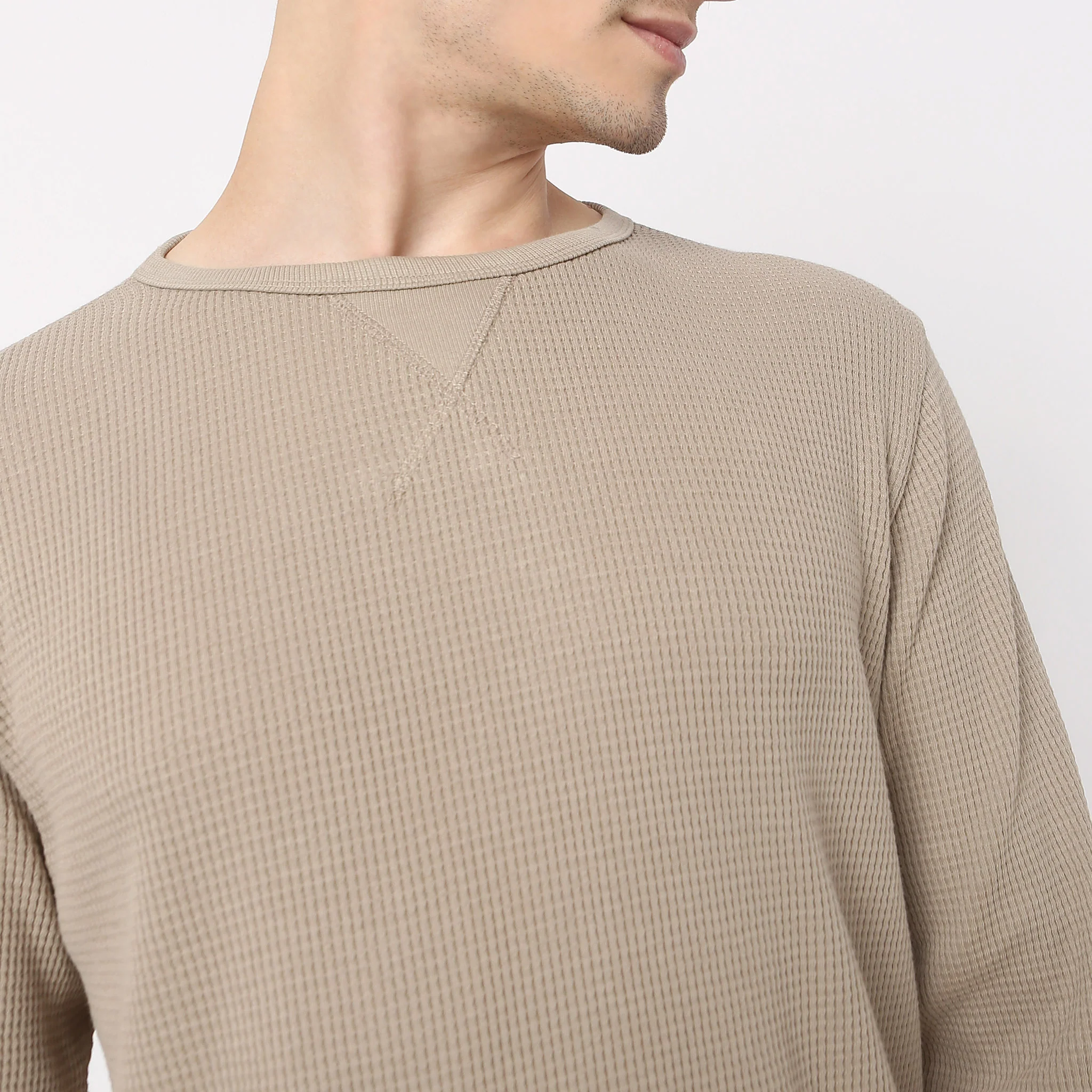 Camper Crew Neck Structured Full Sleeve T-Shirt - Image 25